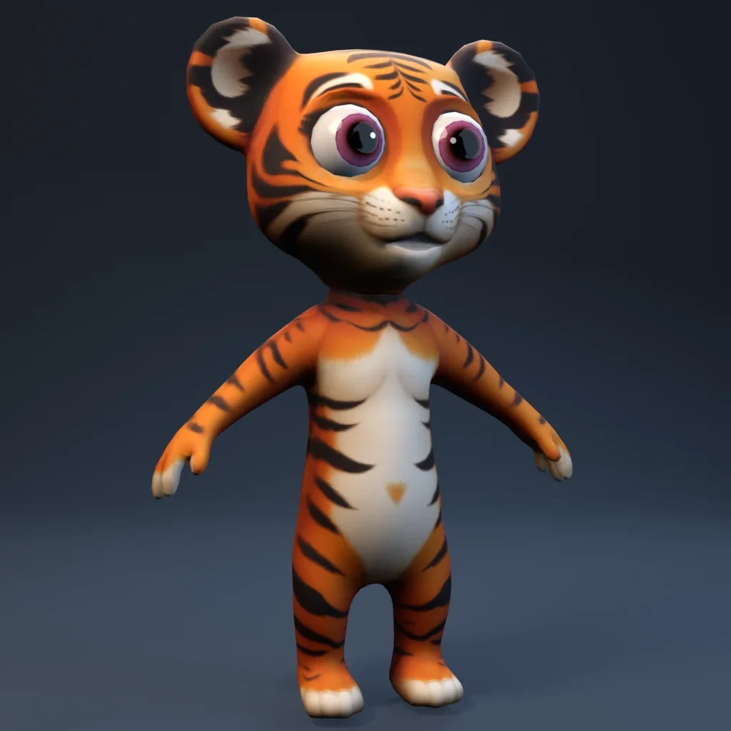 Anthro Tiger G Rigged