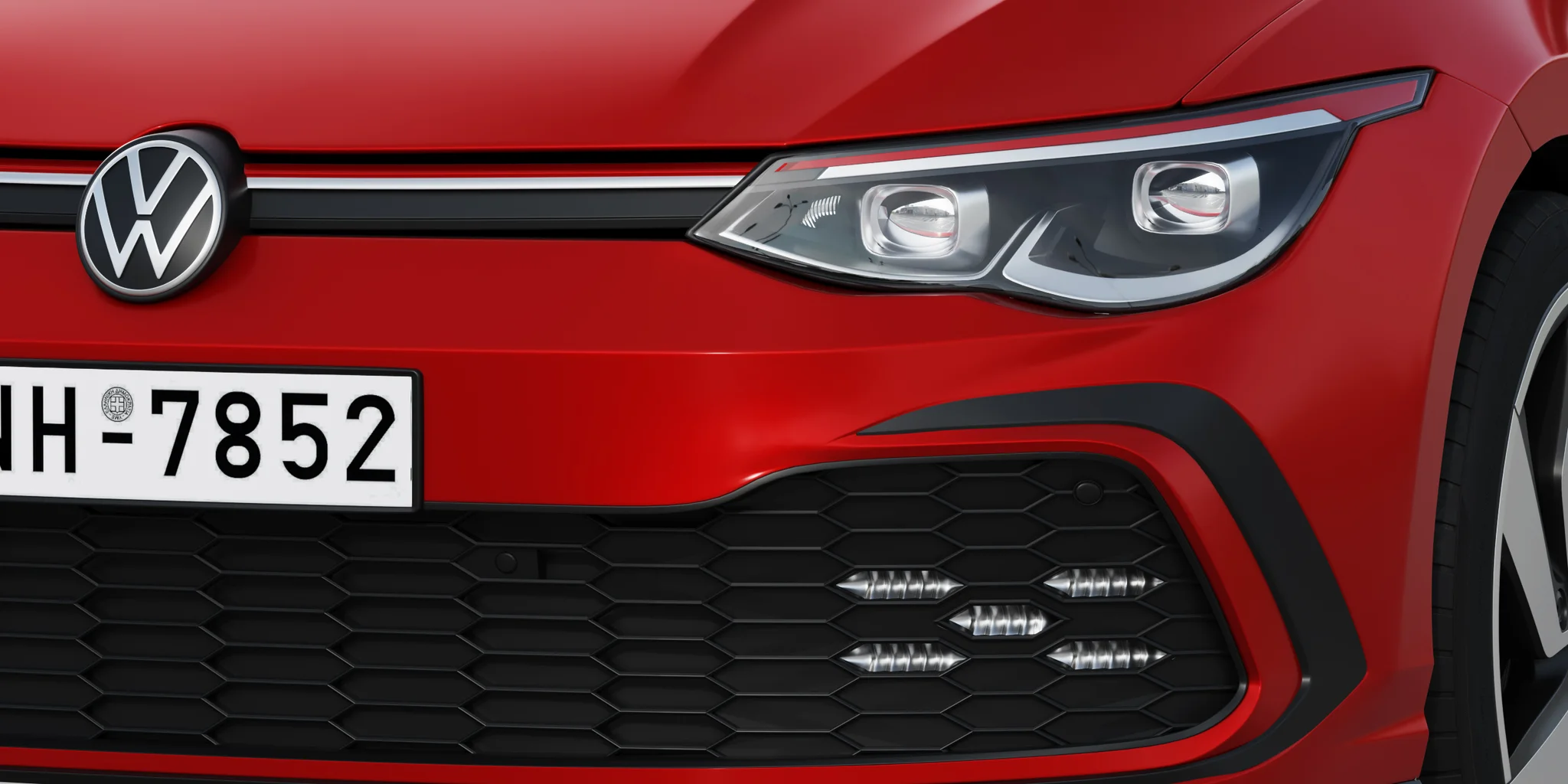 Volkswagen Golf 8 Gti, 3D model preview 25