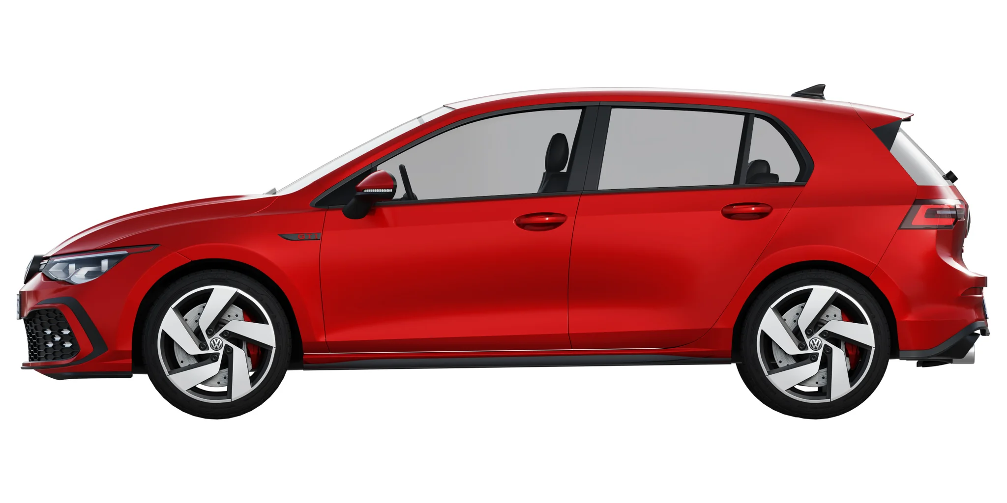 Volkswagen Golf 8 Gti, 3D model preview 26