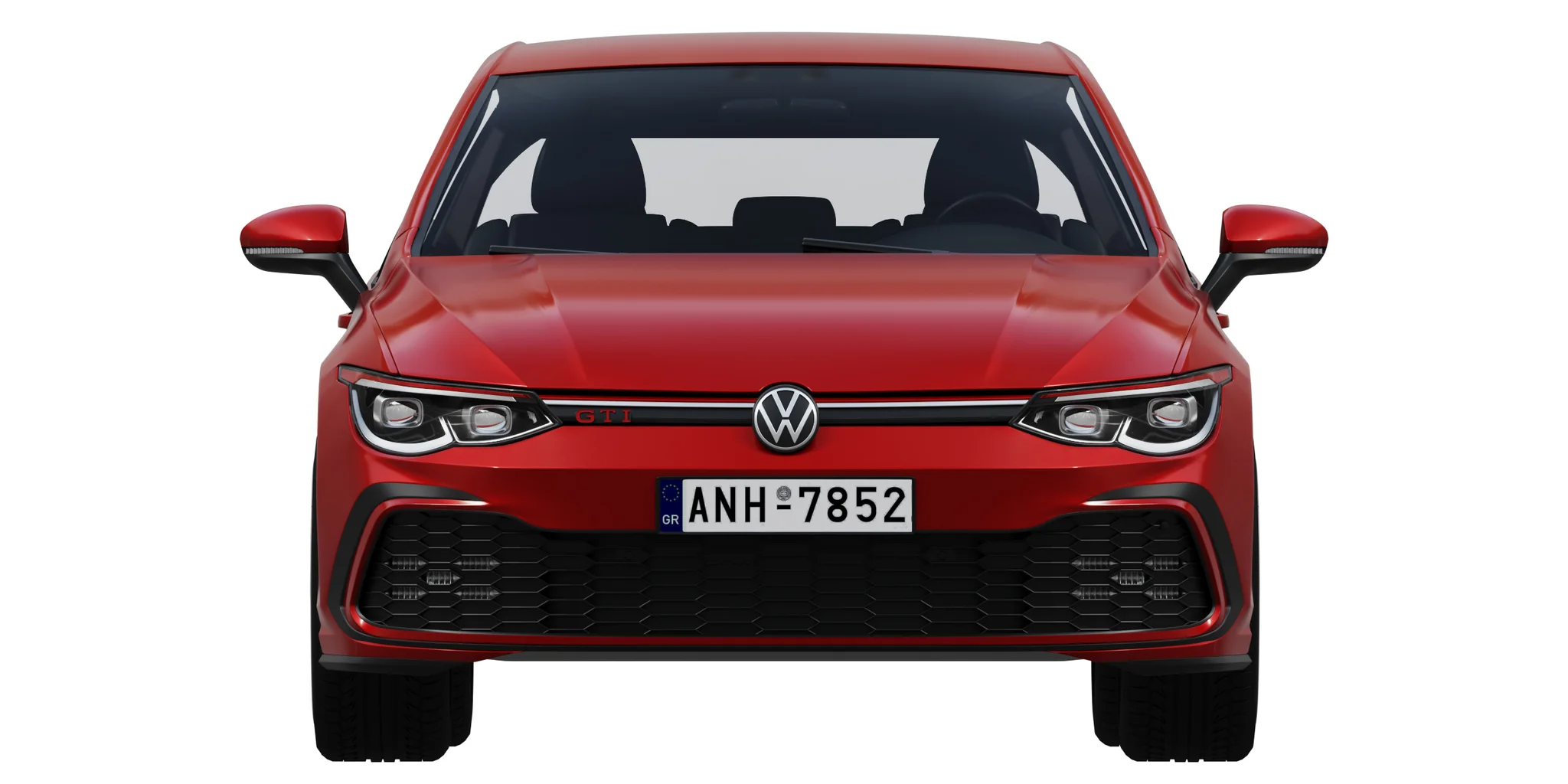 Volkswagen Golf 8 Gti, 3D model preview 32