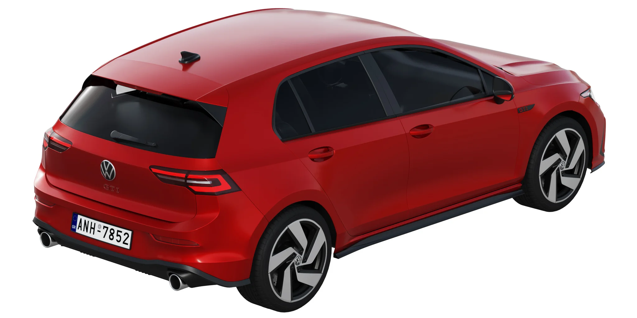 Volkswagen Golf 8 Gti, 3D model preview 34