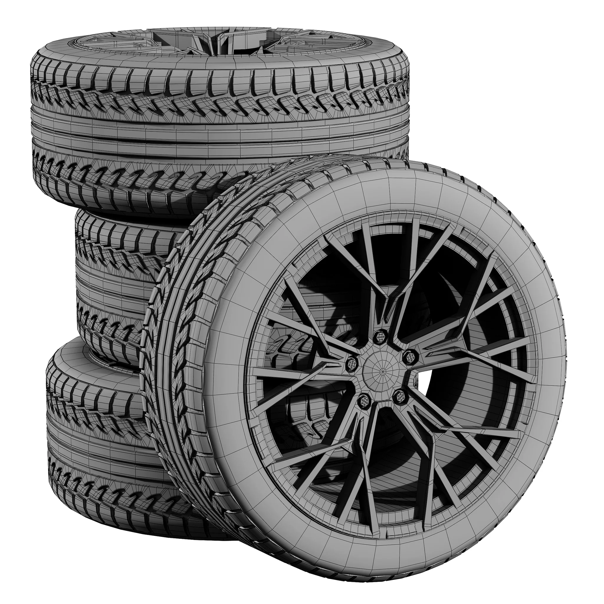 BMW Tires 2 — 3D model preview 1