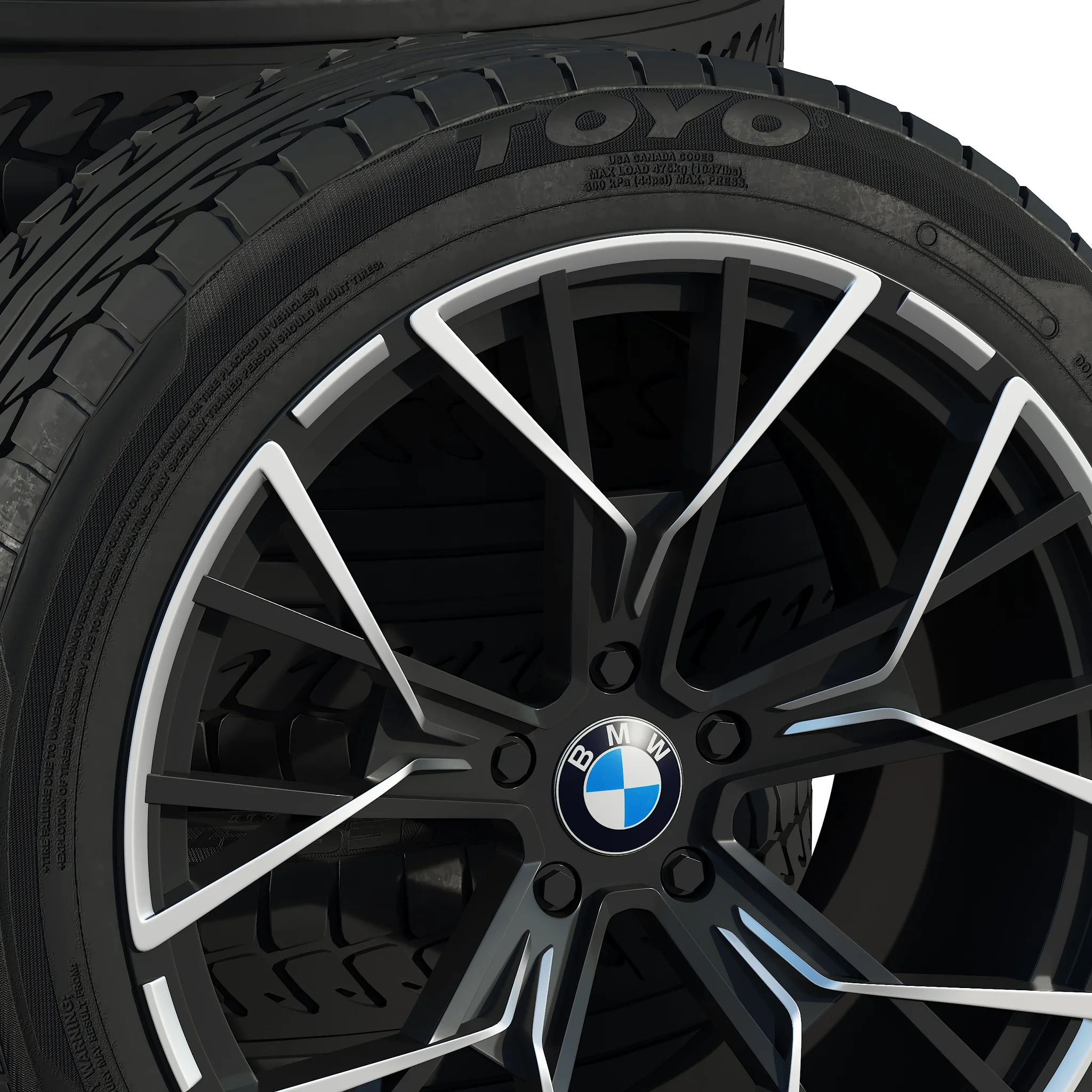 BMW Tires 2 — 3D model preview 4