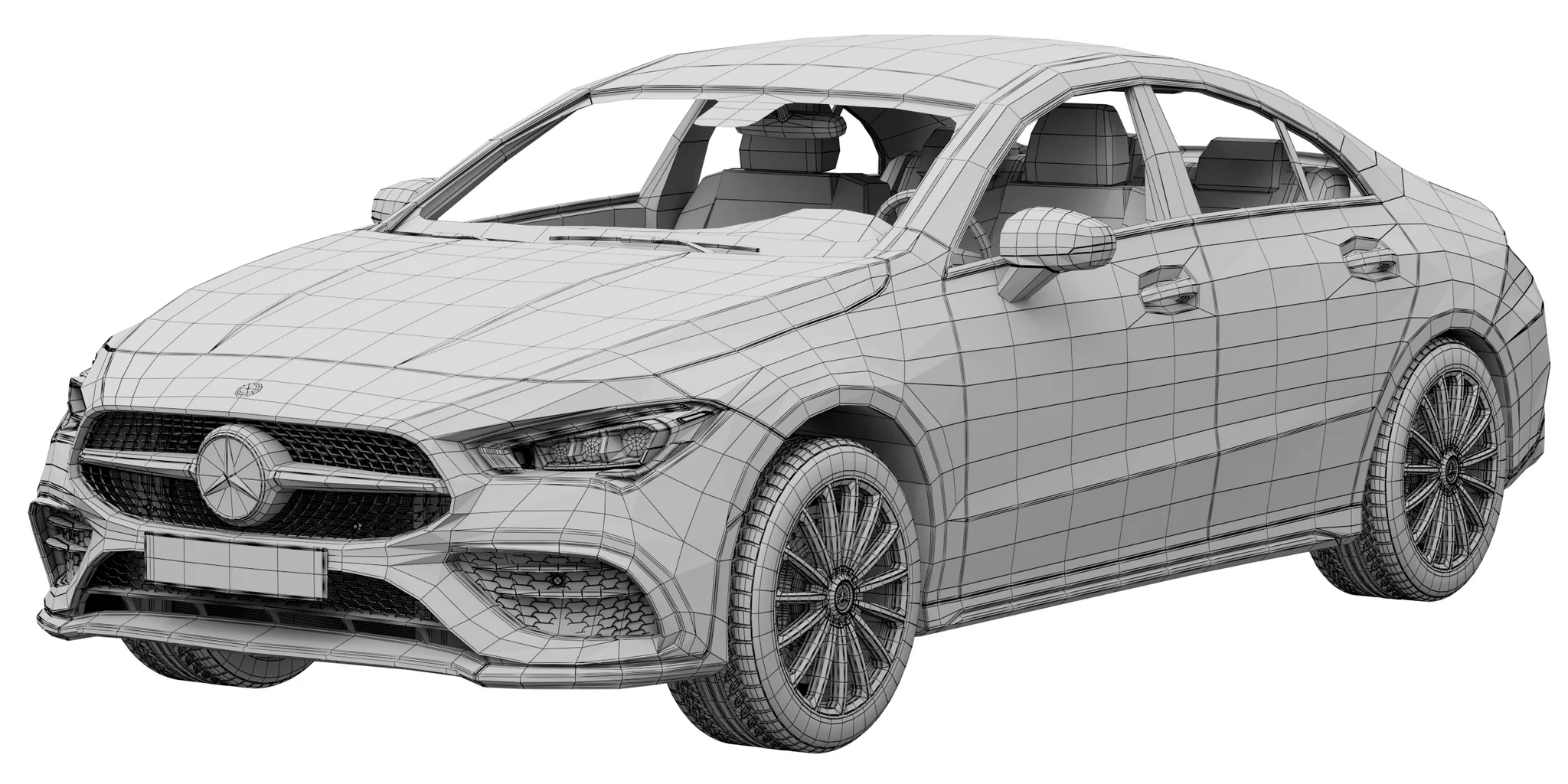 Mercedes Benz CLA 250, 3D model preview 12