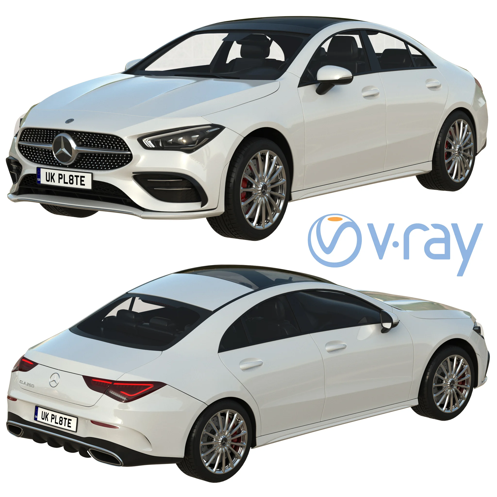 Mercedes Benz CLA 250, 3D model preview 14