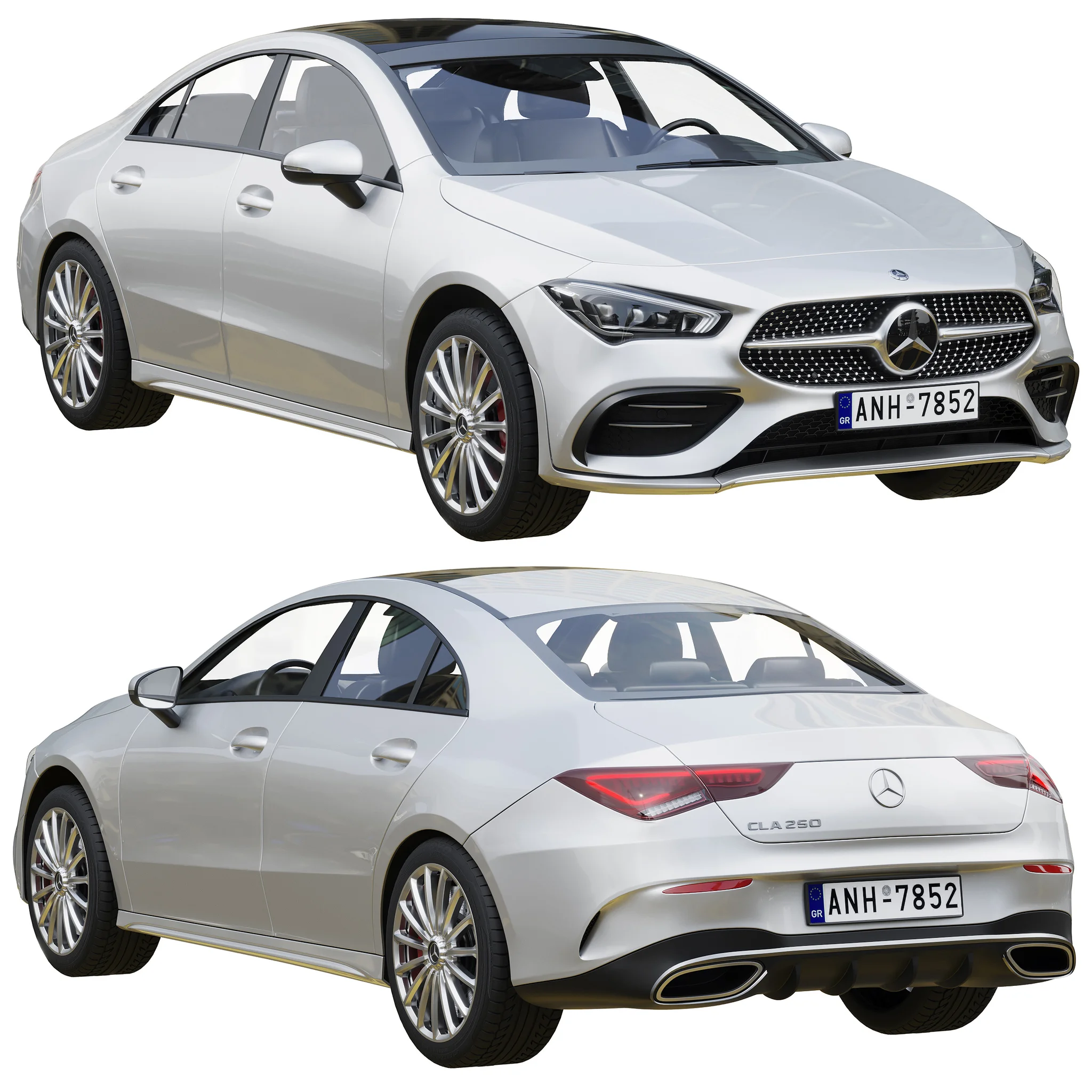 Mercedes Benz CLA 250, 3D model preview 16