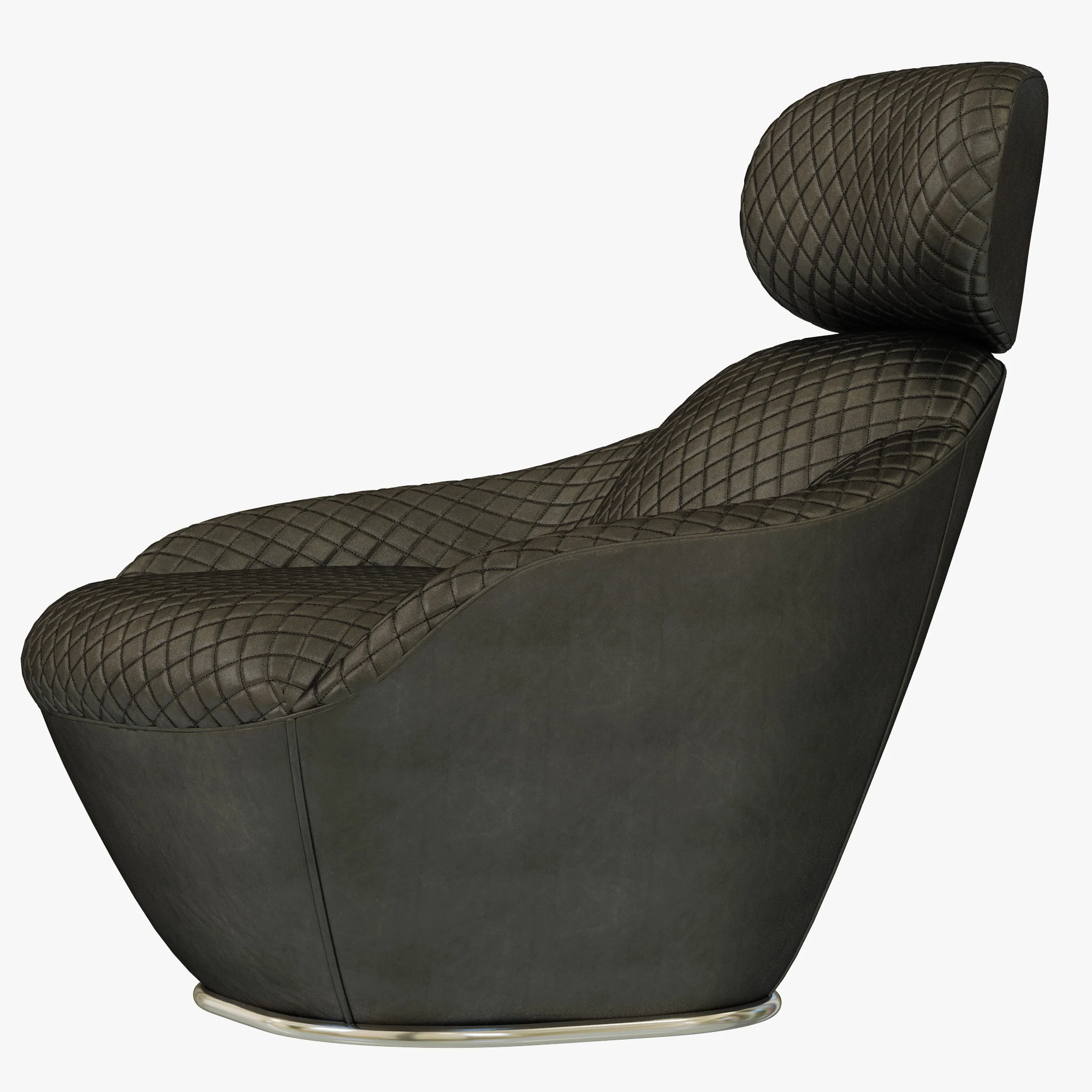 Roche Bobois Bergamote Armchair — 3D model preview 4