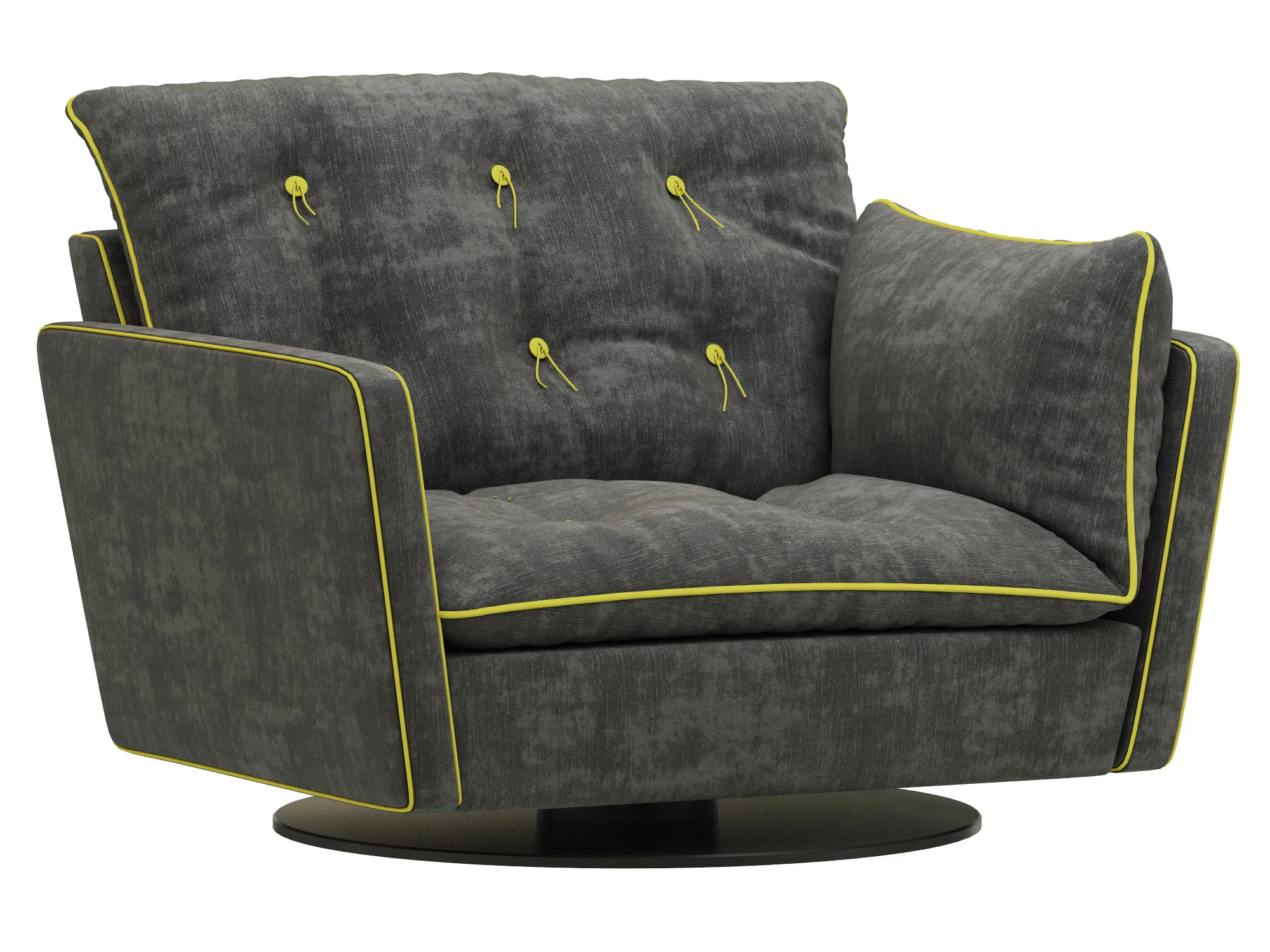 Baxter SORRENTO Armchair — 3D model preview 1