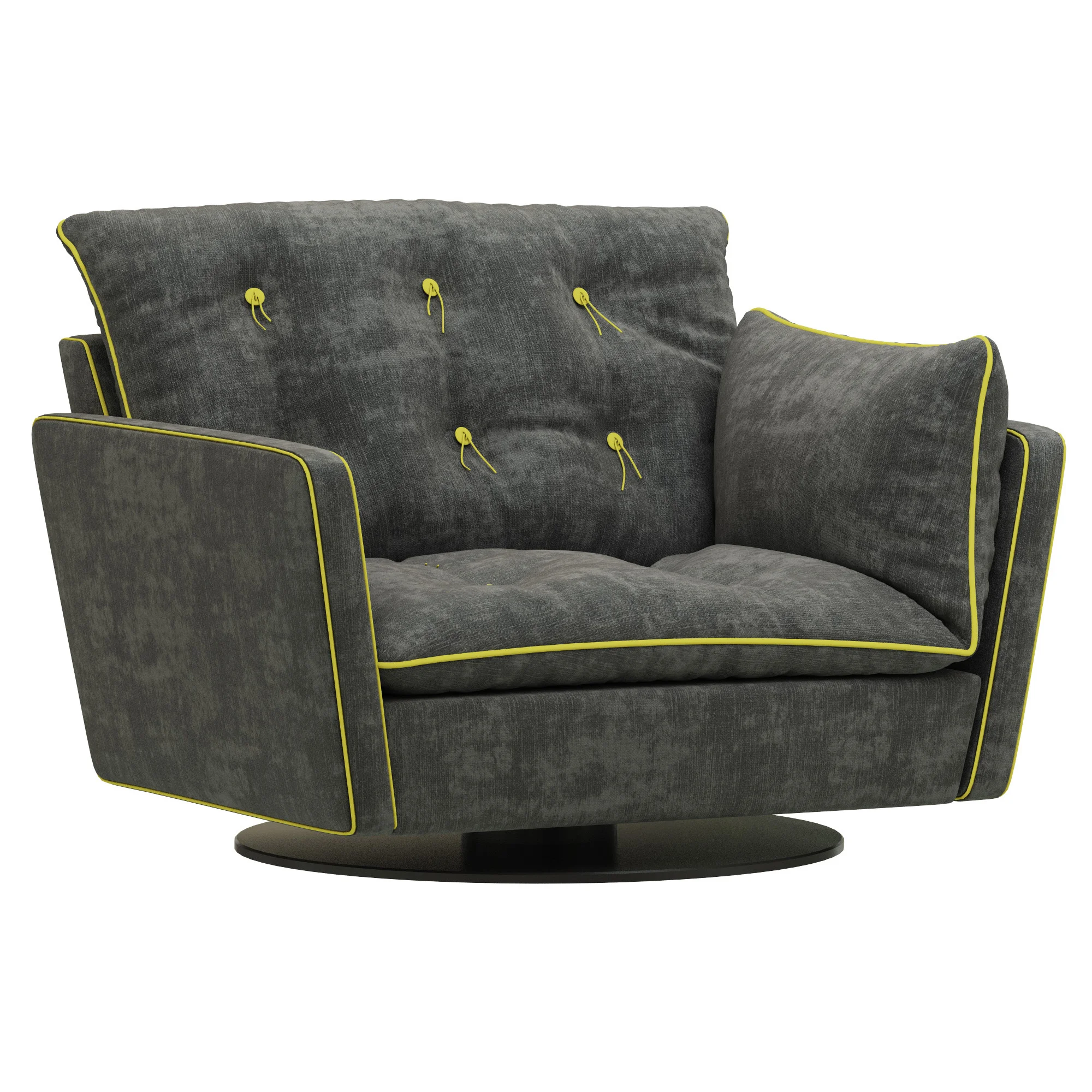 Baxter SORRENTO Armchair — 3D model preview 2