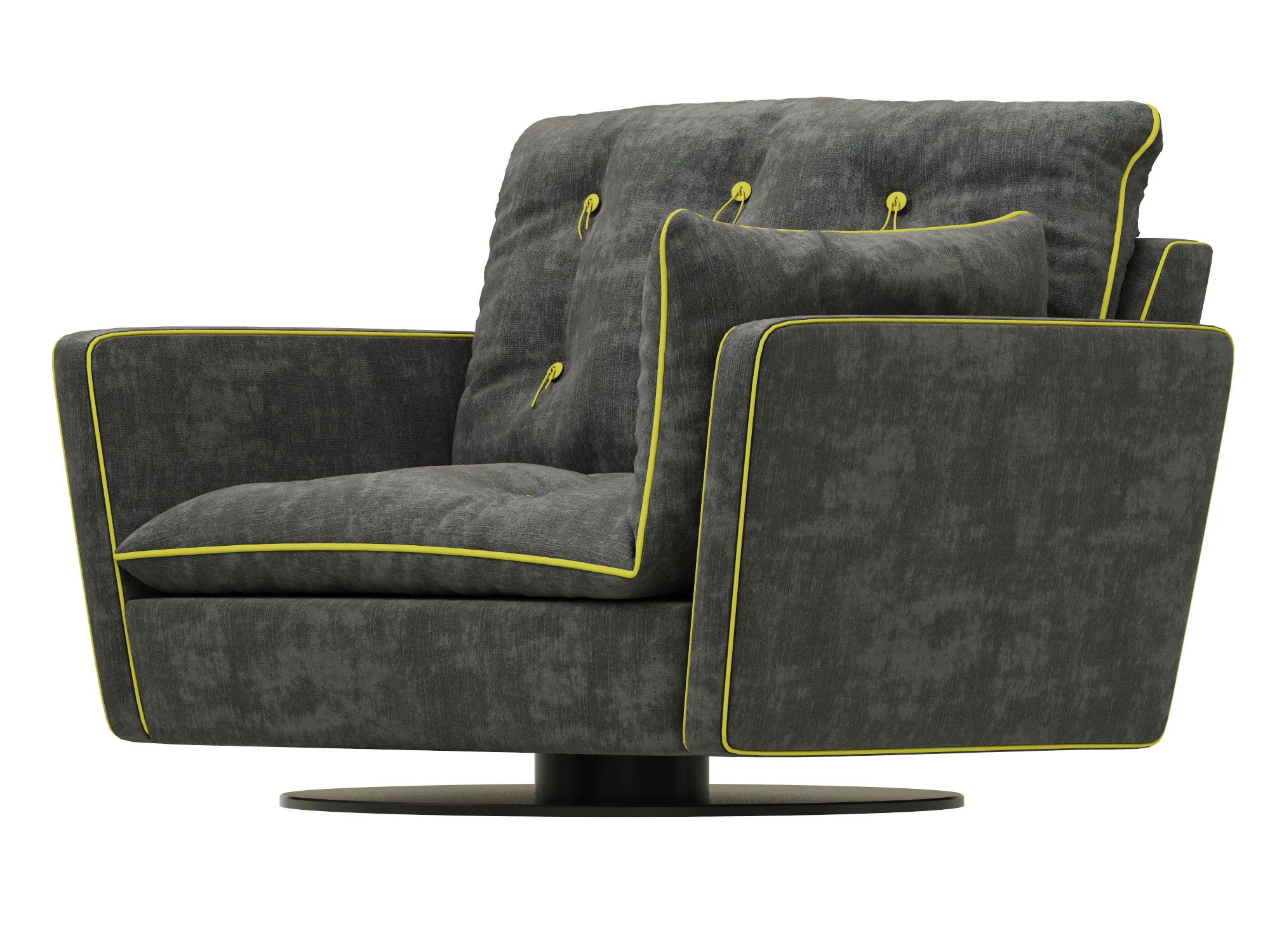 Baxter SORRENTO Armchair — 3D model preview 3
