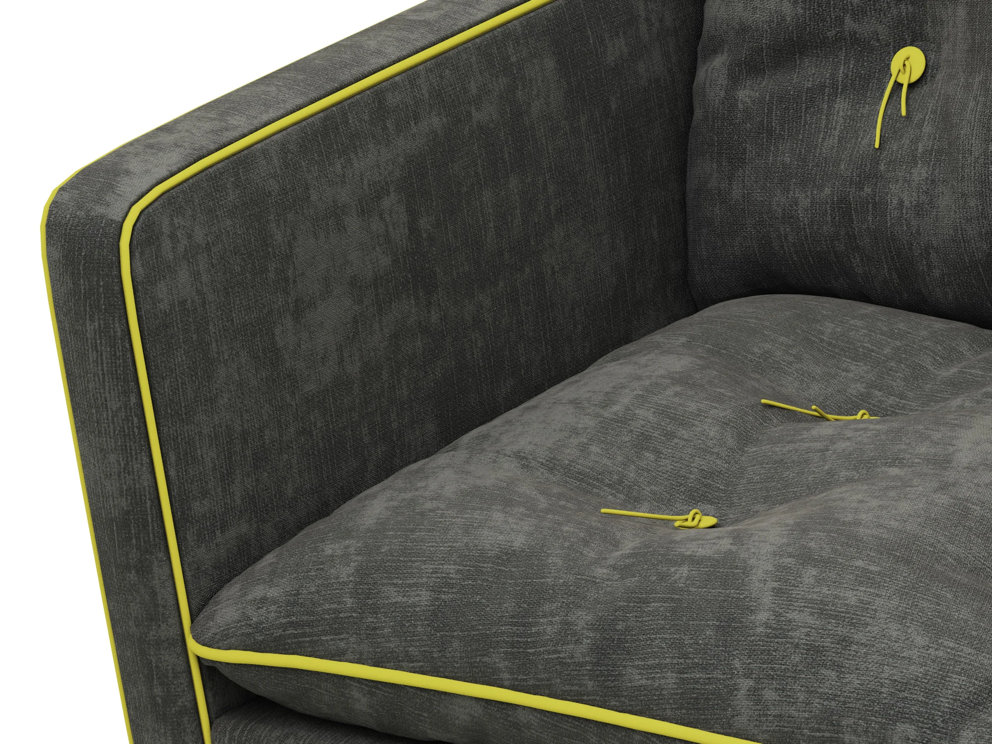 Baxter SORRENTO Armchair — 3D model preview 4