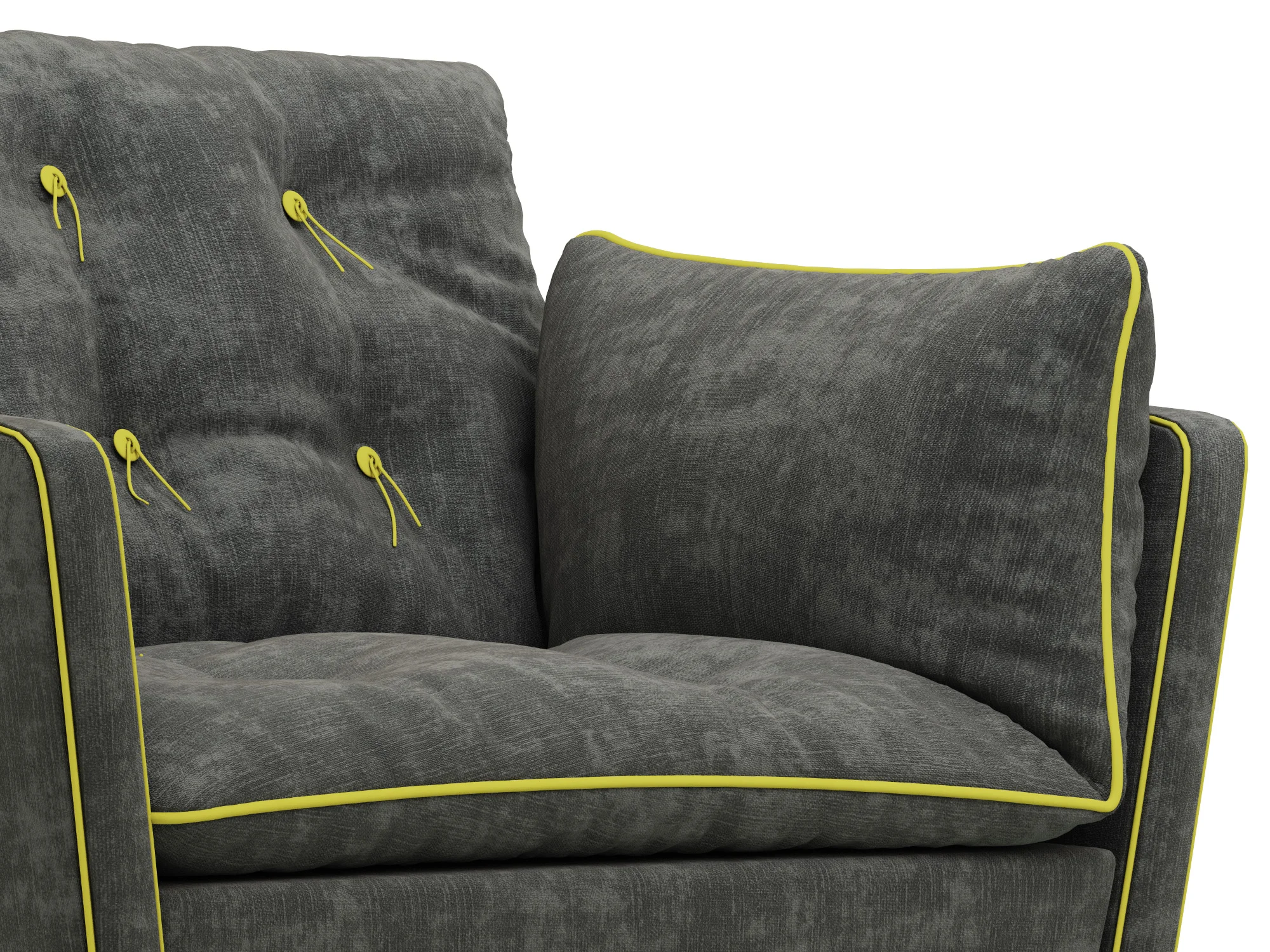 Baxter SORRENTO Armchair — 3D model preview 6