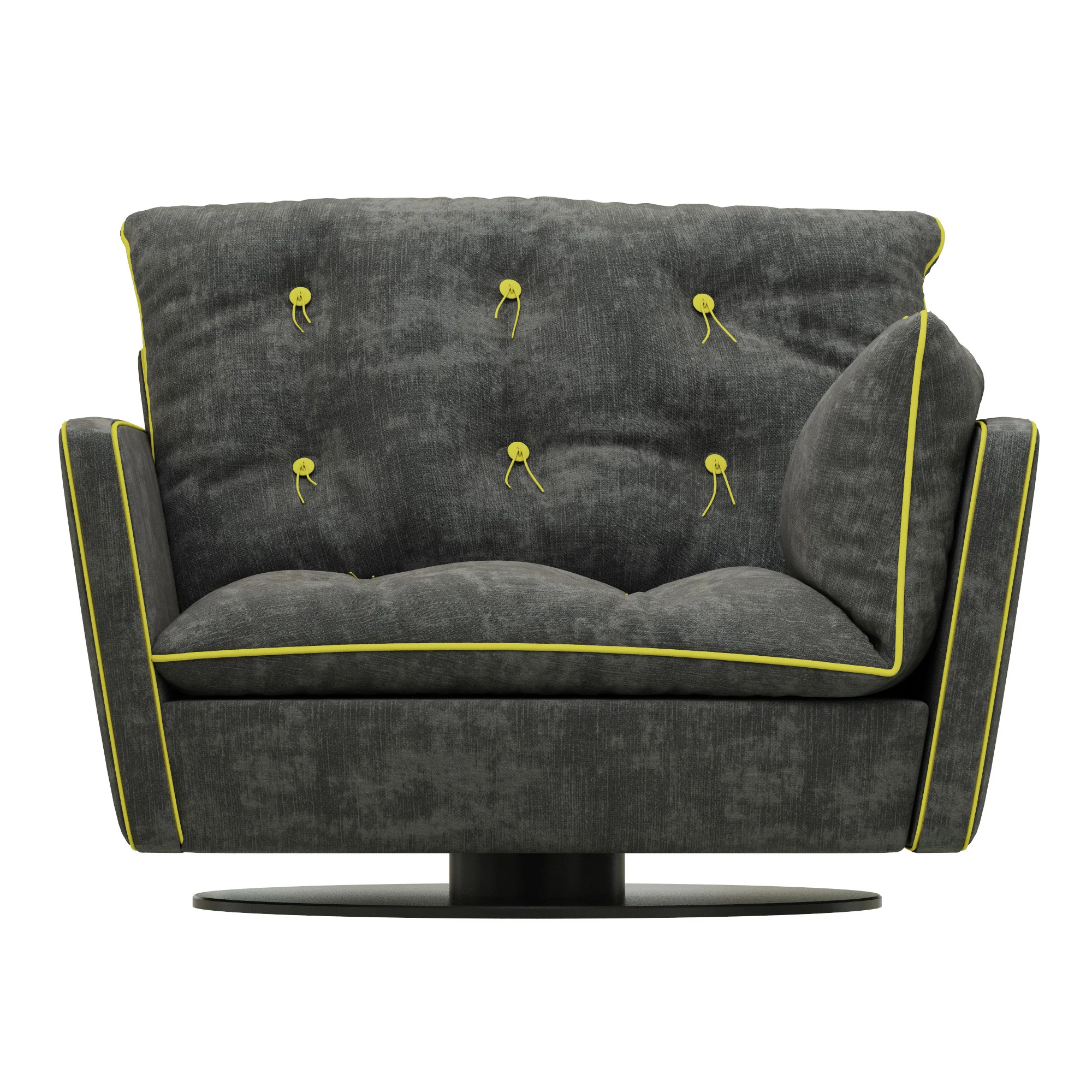 Baxter SORRENTO Armchair — 3D model preview 8