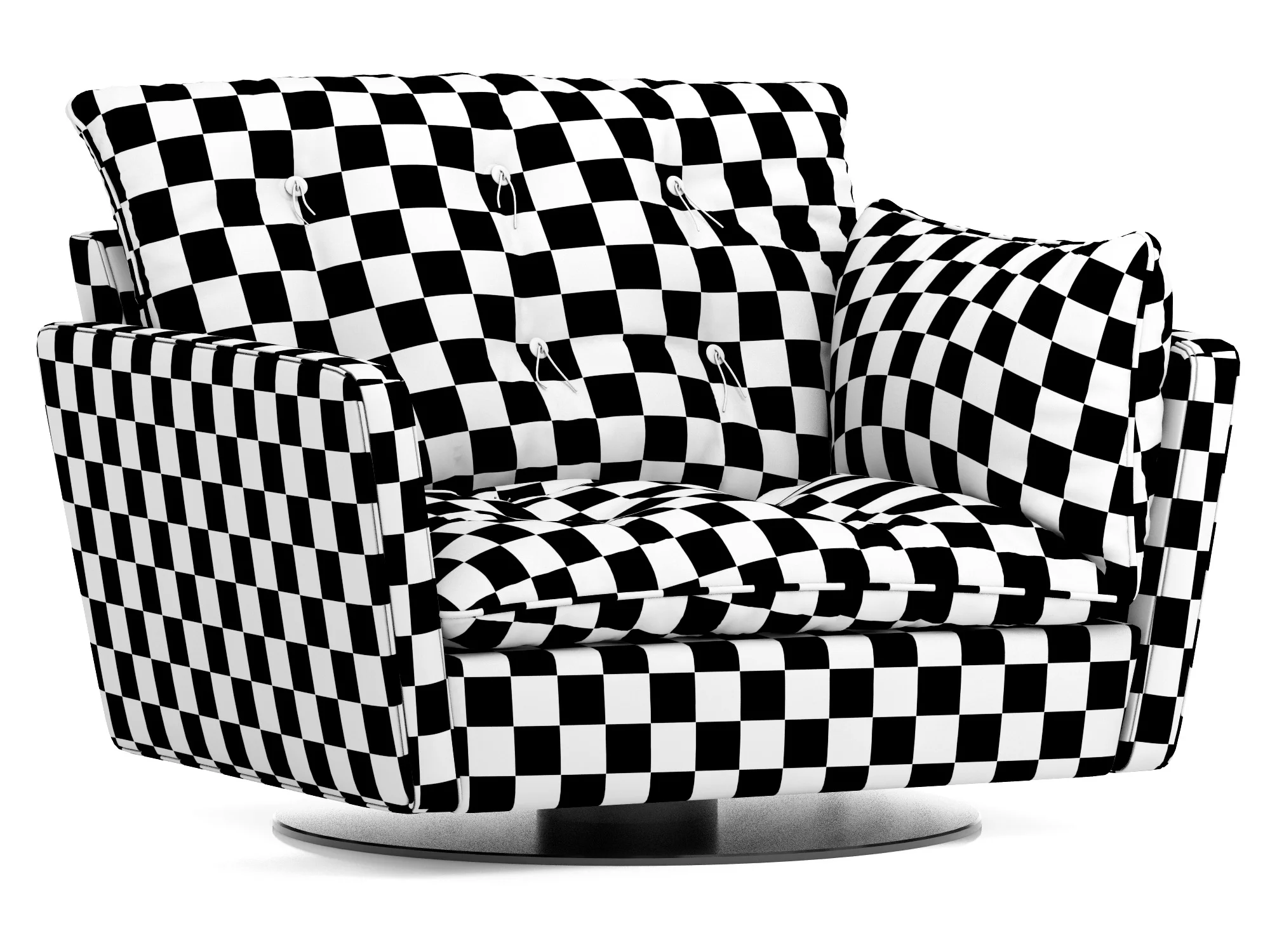 Baxter SORRENTO Armchair — 3D model preview 11
