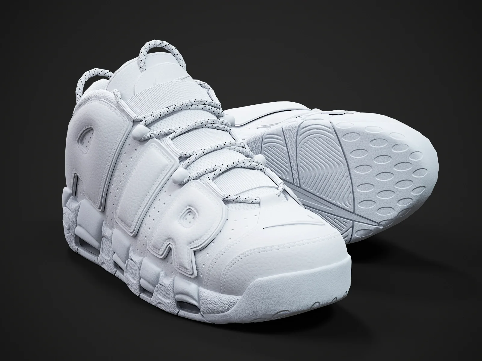 Nike Air More Uptempo96 2, 3D model preview 1