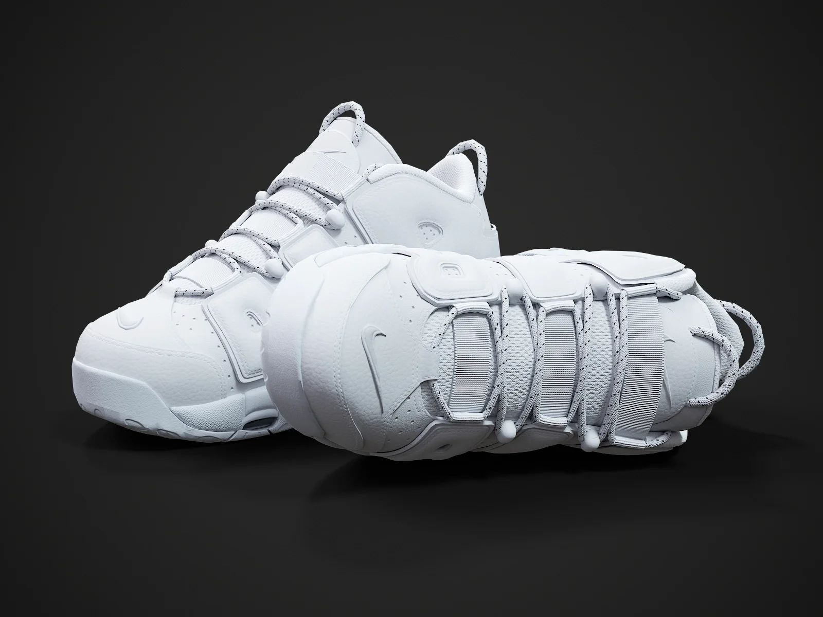 Nike Air More Uptempo96 2, 3D model preview 3