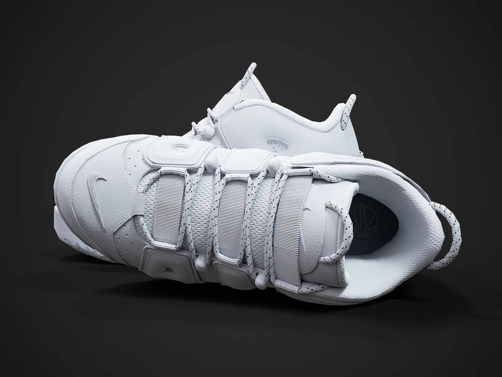 Nike Air More Uptempo96 2, 3D model preview 4