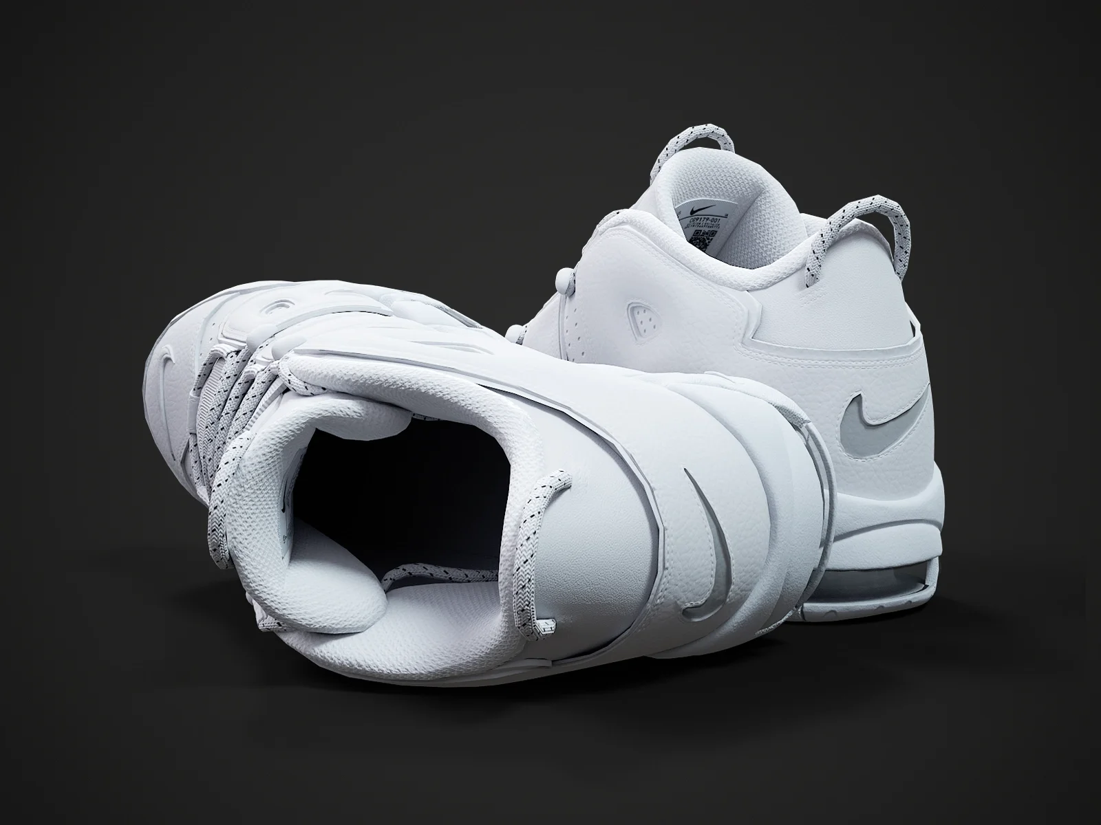 Nike Air More Uptempo96 2, 3D model preview 5