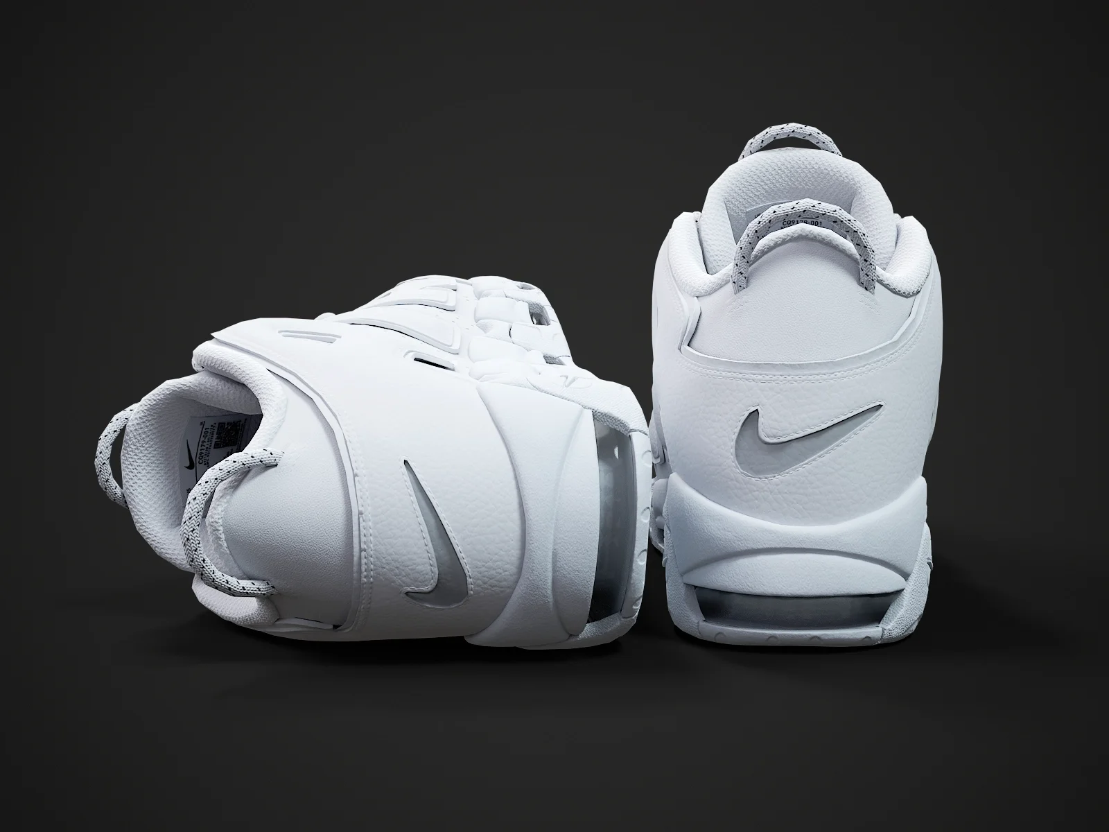 Nike Air More Uptempo96 2, 3D model preview 6