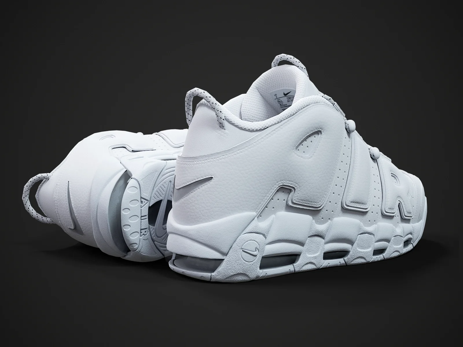 Nike Air More Uptempo96 2, 3D model preview 7