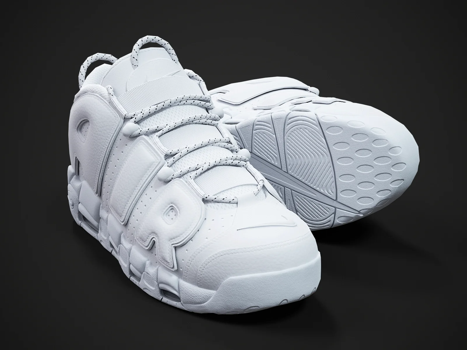 Nike Air More Uptempo96 2, 3D model preview 10