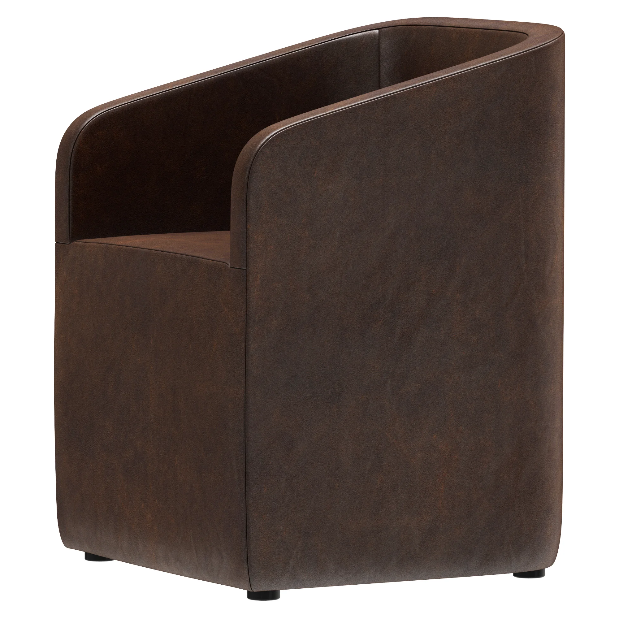 Restoration Hardware Ellison Barrelback Slope Armchair — 3D model preview 2
