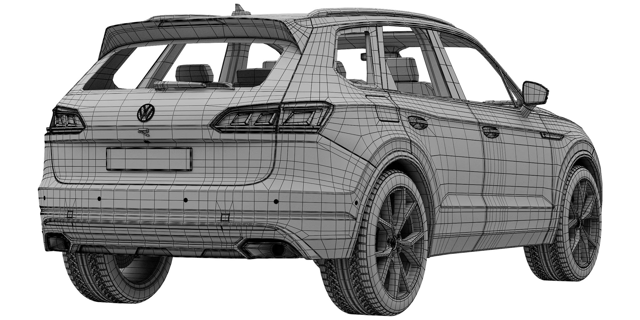 Volkswagen Touareg R, 3D model preview 8