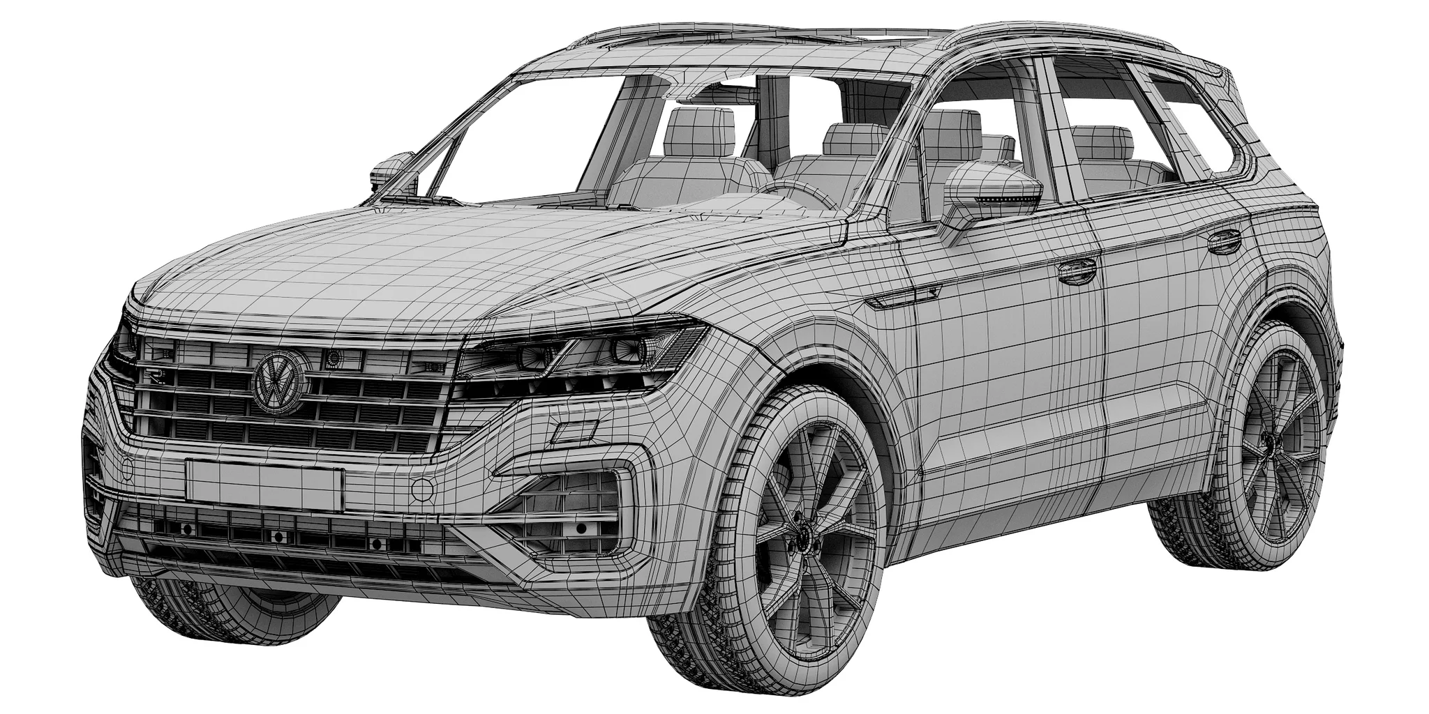 Volkswagen Touareg R, 3D model preview 12
