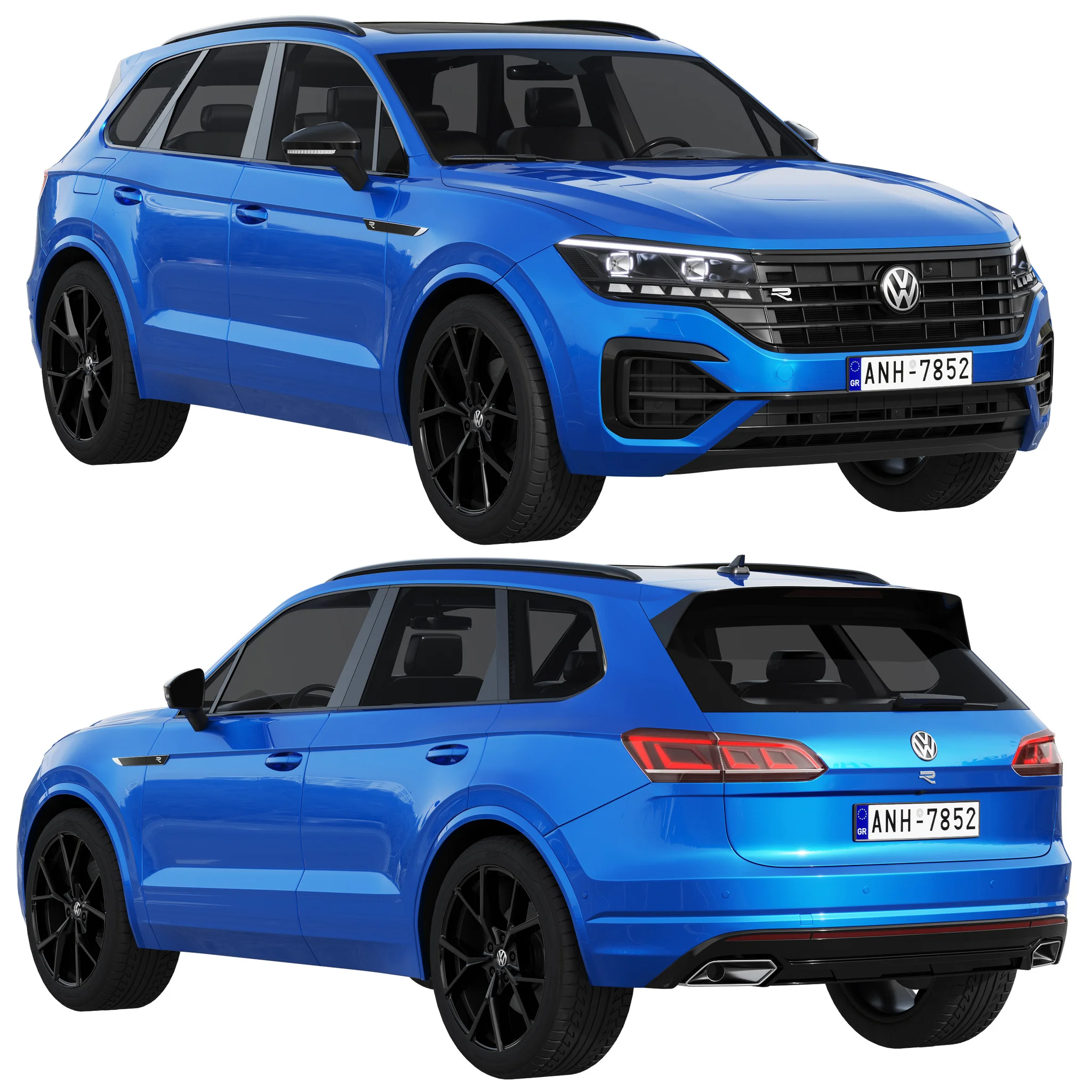 Volkswagen Touareg R, 3D model preview 16