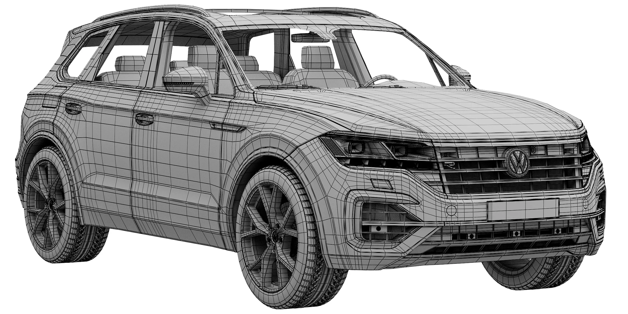 Volkswagen Touareg R, 3D model preview 17