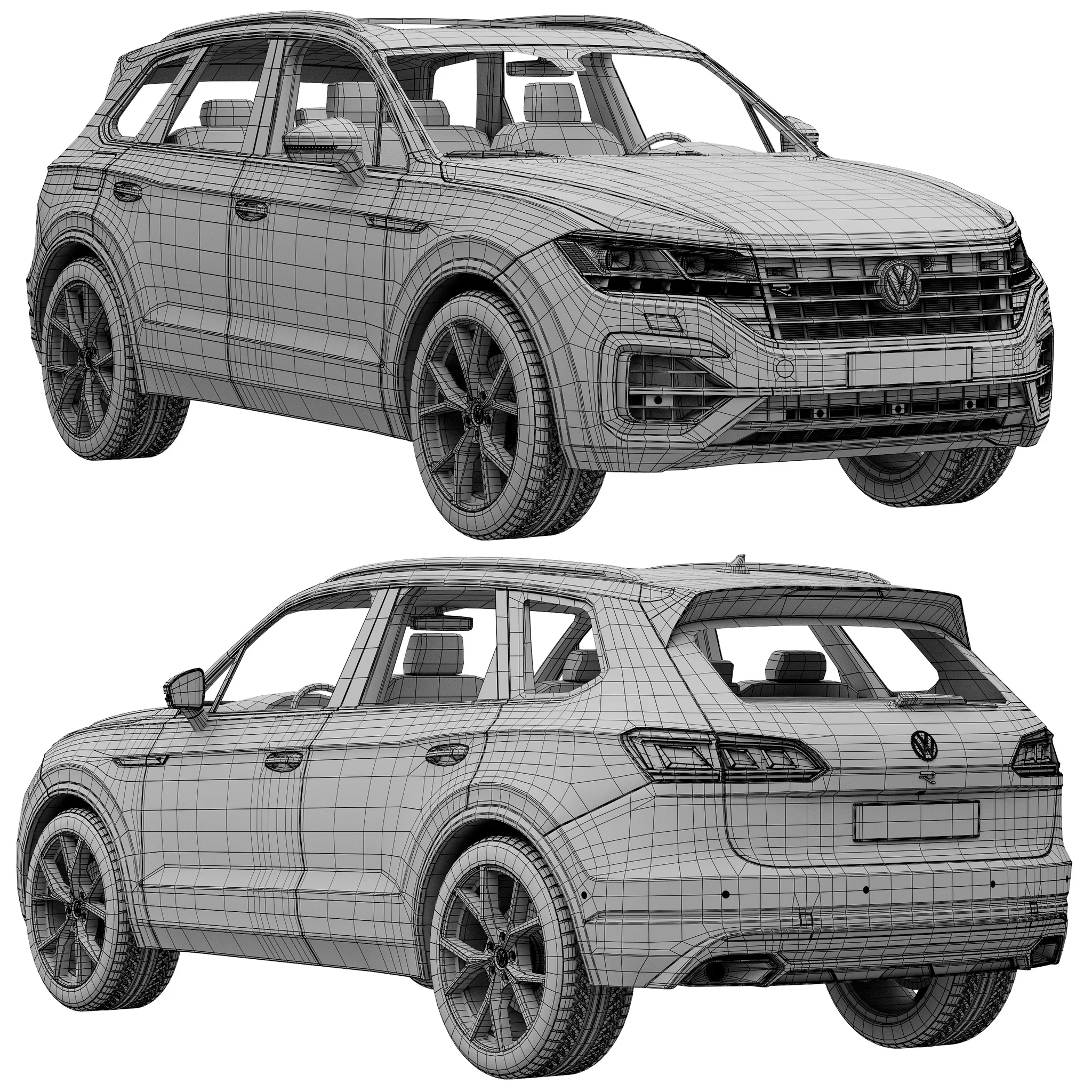 Volkswagen Touareg R, 3D model preview 18