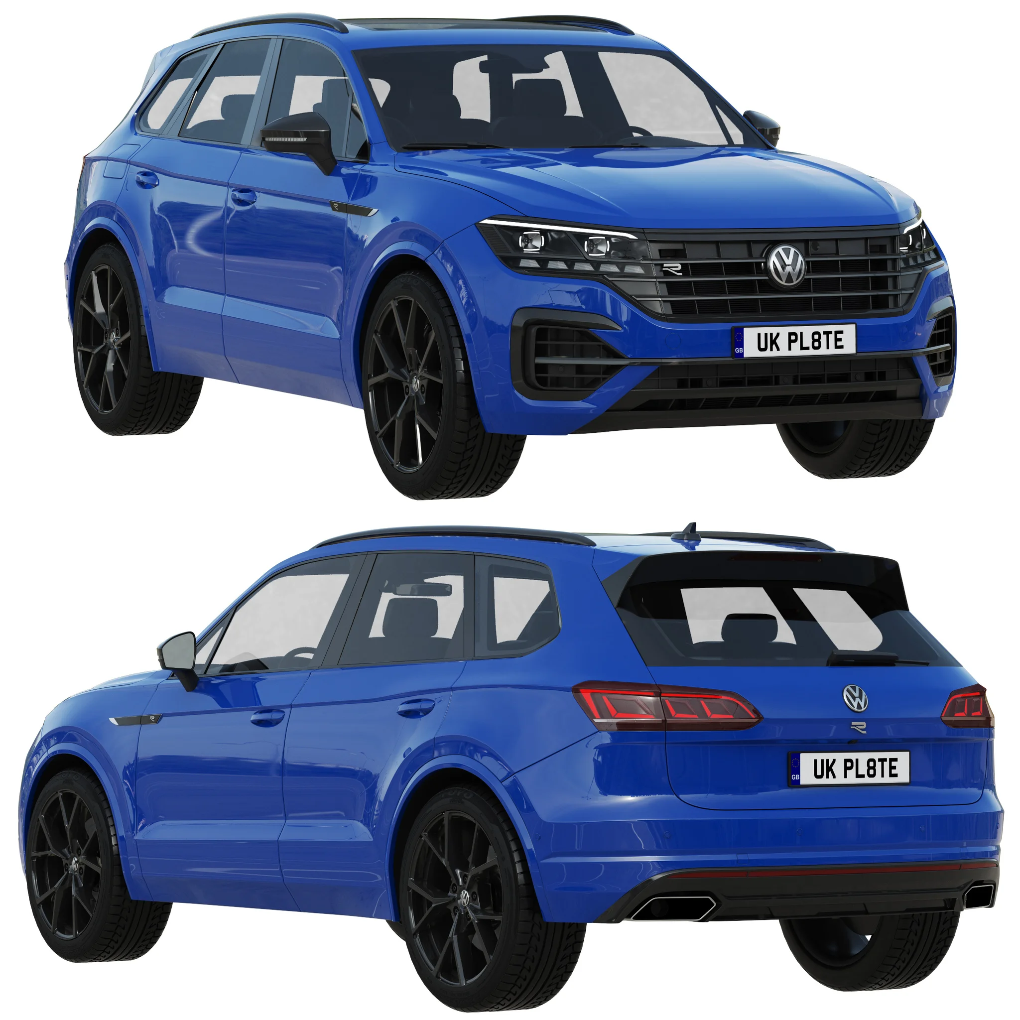 Volkswagen Touareg R, 3D model preview 21