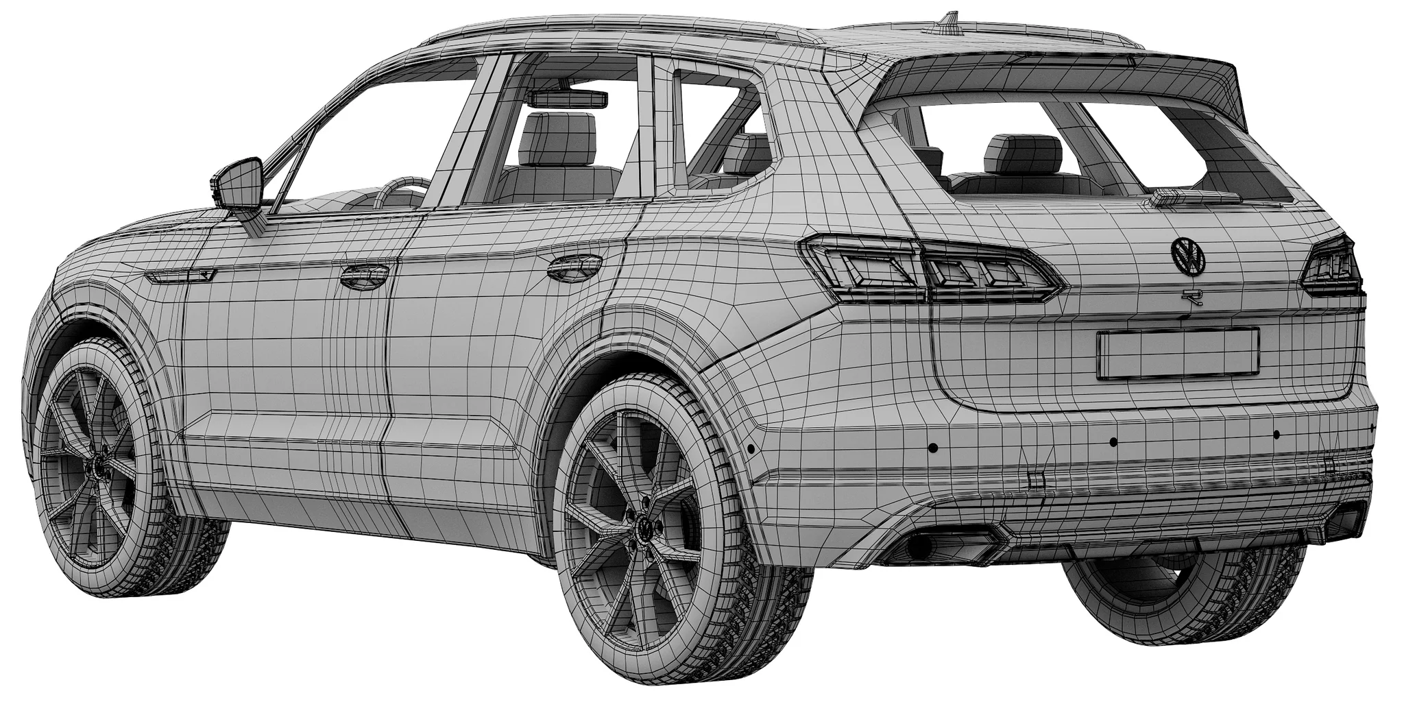 Volkswagen Touareg R, 3D model preview 23