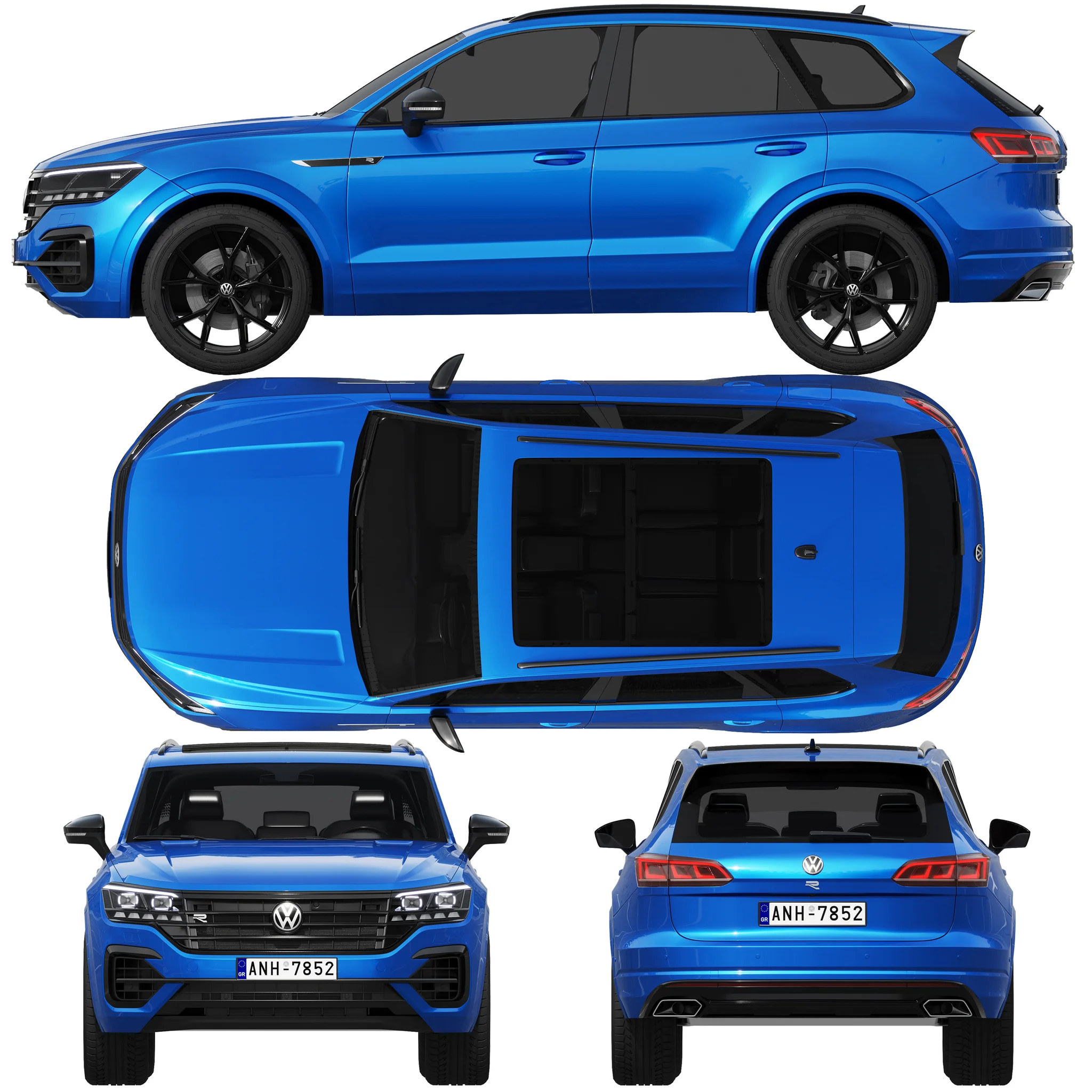 Volkswagen Touareg R, 3D model preview 28