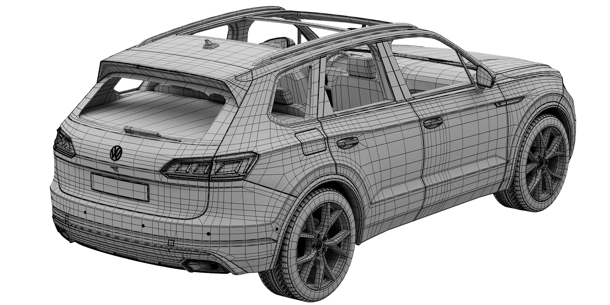 Volkswagen Touareg R, 3D model preview 36