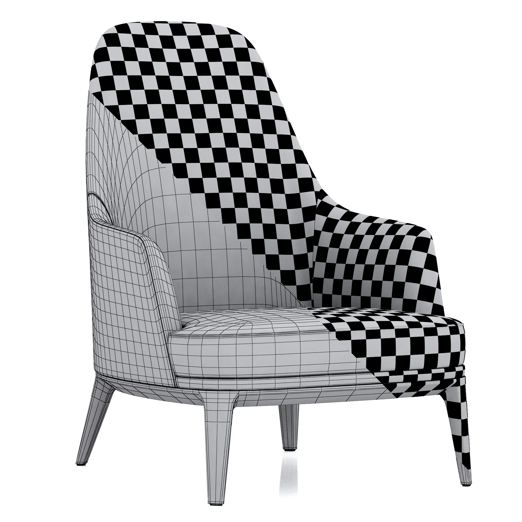Poliform Jane Lounge — 3D model preview 17