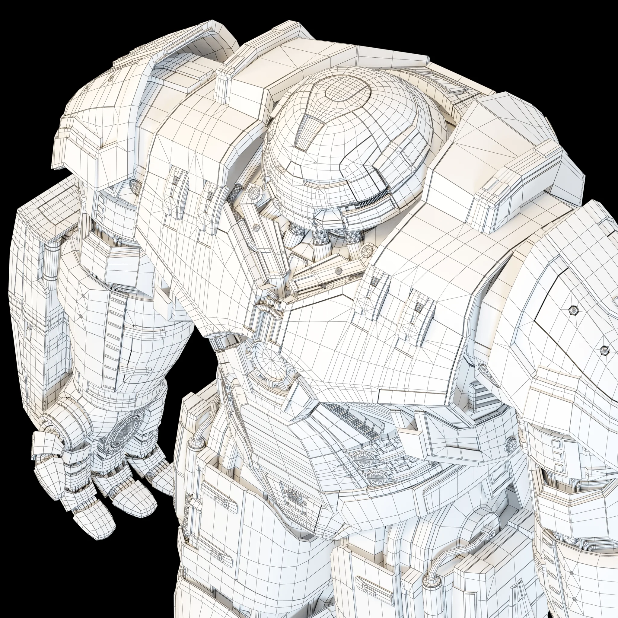 Hulkbuster Avengers Age Of Ultron — 3D model preview 4