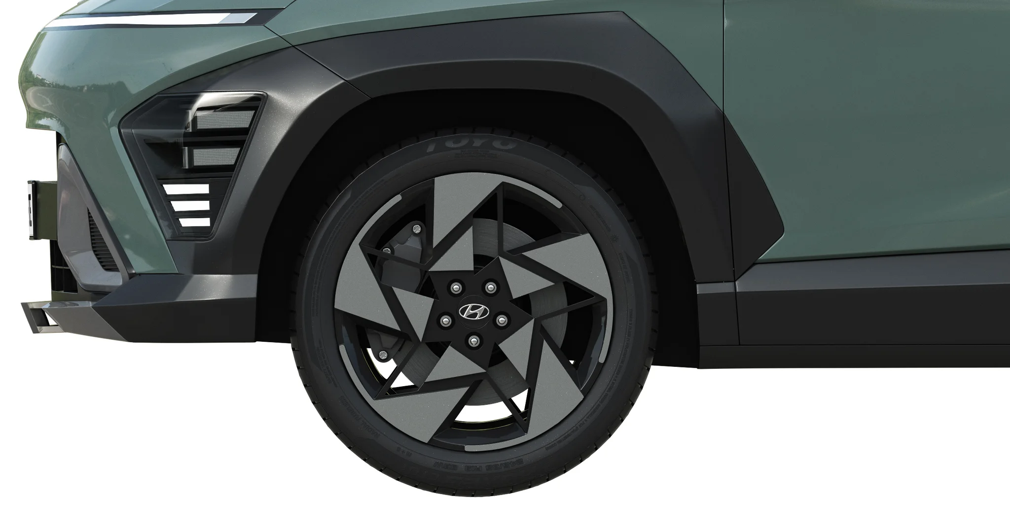 Hyundai Kona 2024, 3D model preview 3