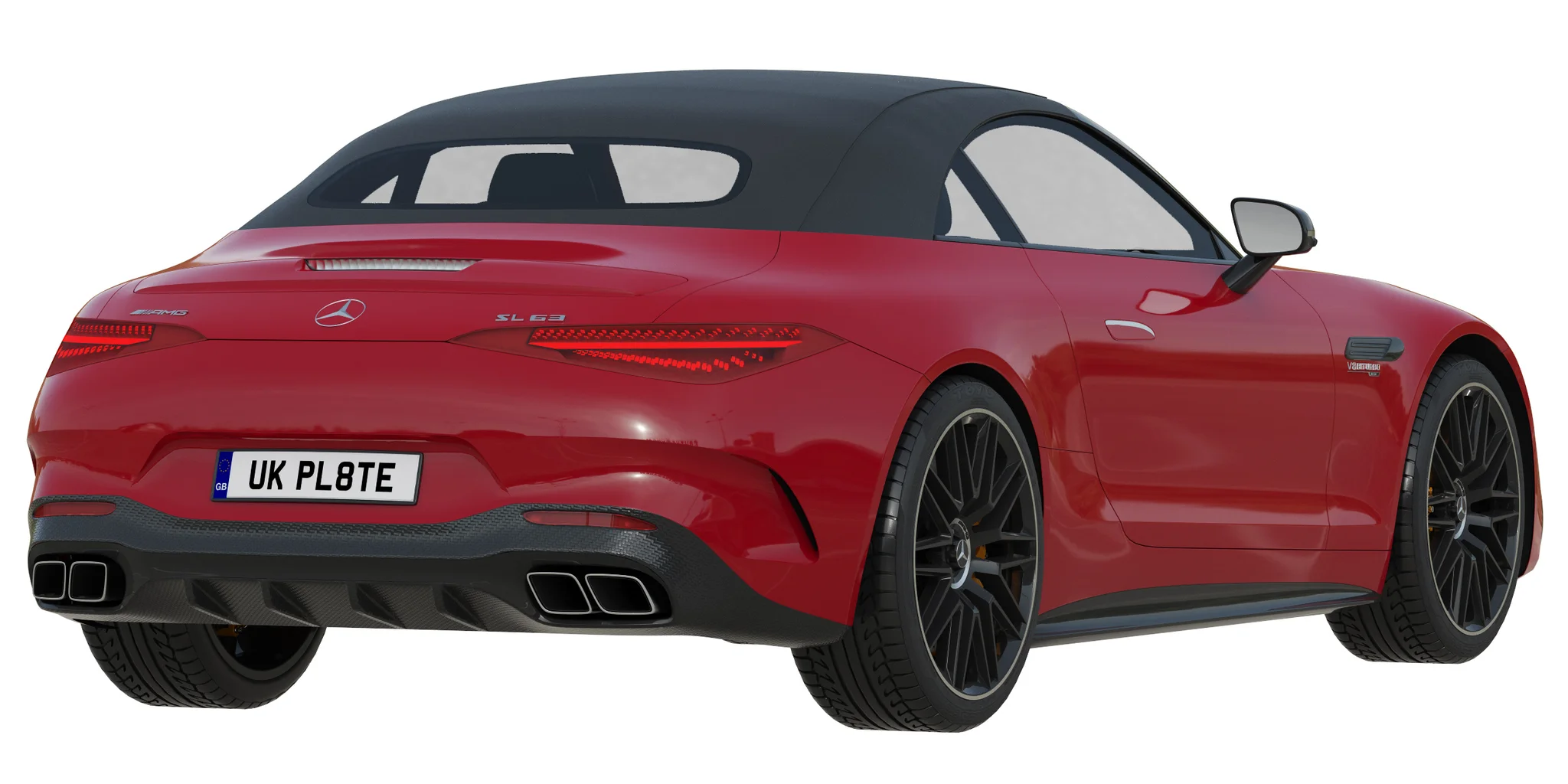 Mercedes Benz SL 63 AMG, 3D model preview 12