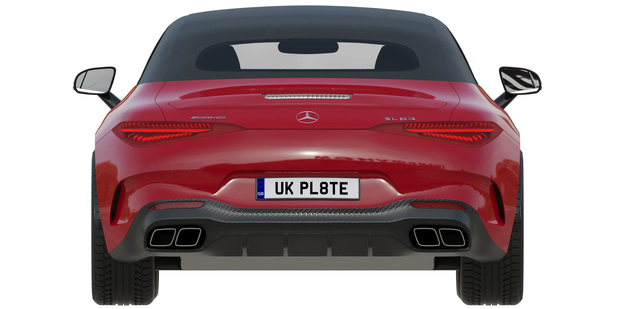 Mercedes Benz SL 63 AMG, 3D model preview 14