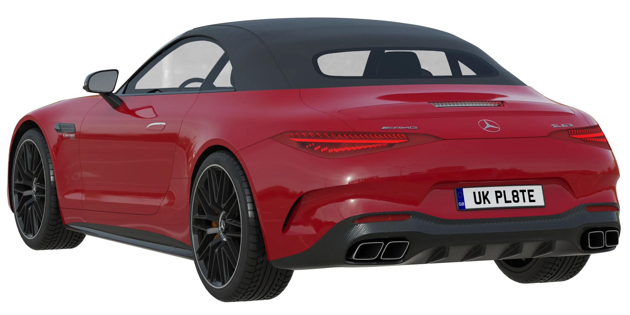 Mercedes Benz SL 63 AMG, 3D model preview 27