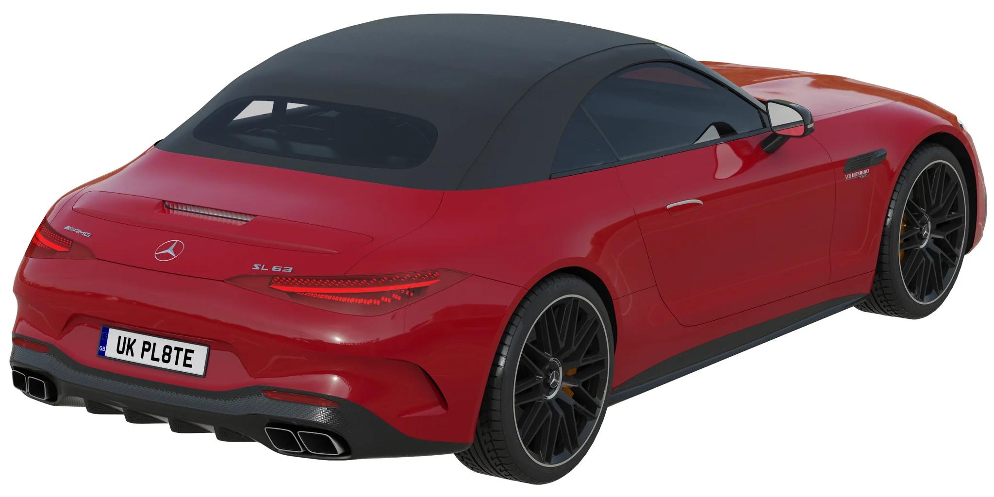 Mercedes Benz SL 63 AMG, 3D model preview 38