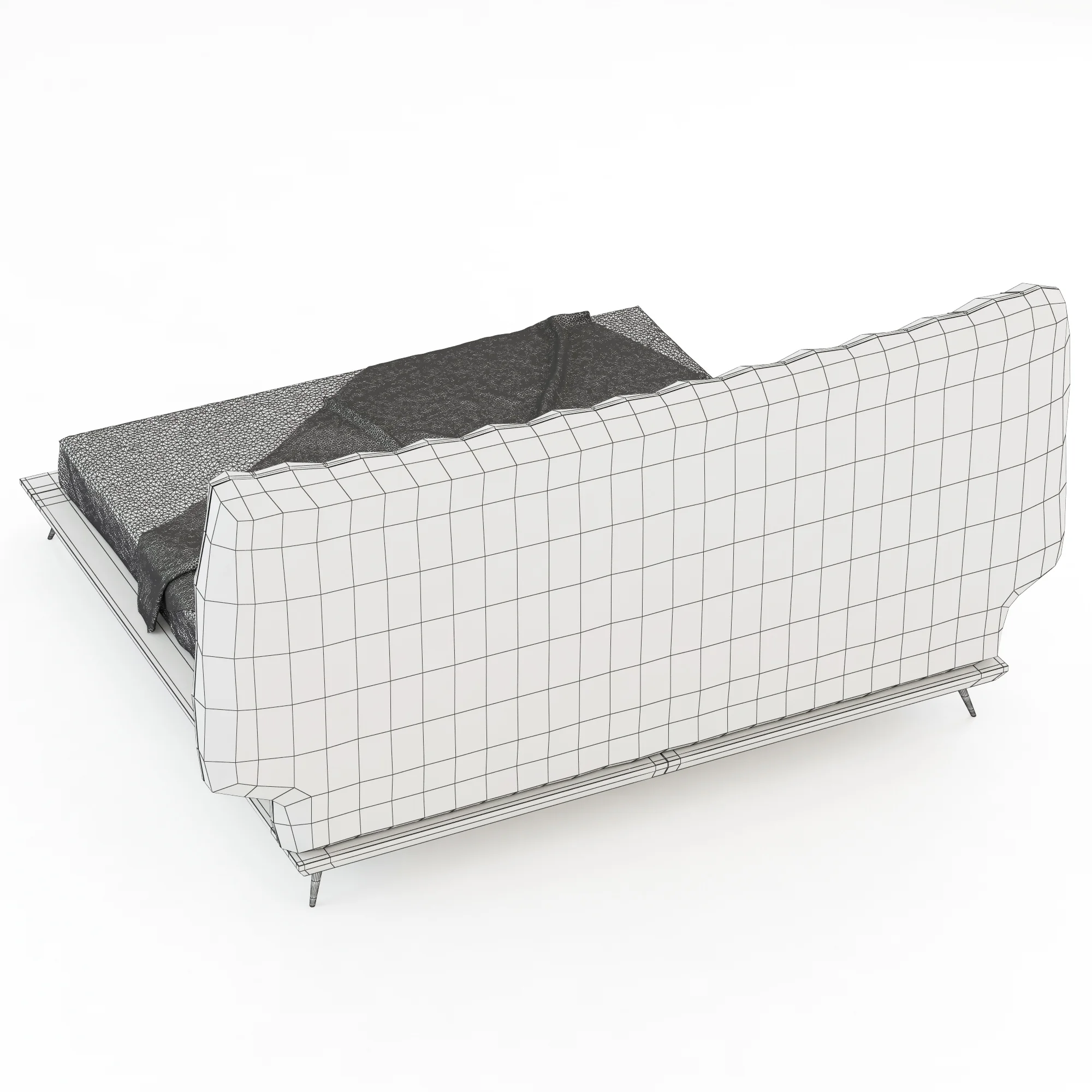 Natuzzi Dolce Vita — 3D model preview 4