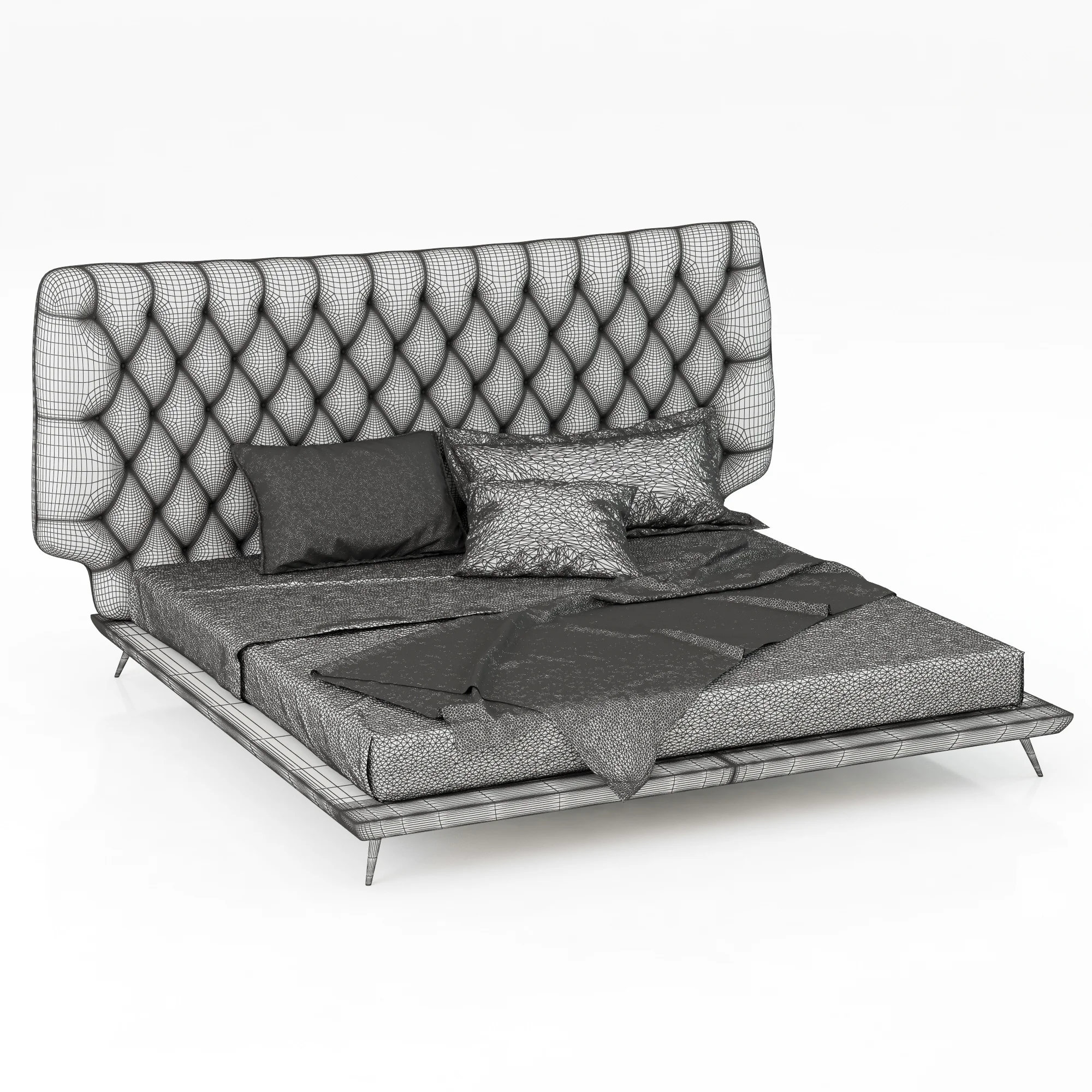 Natuzzi Dolce Vita — 3D model preview 7