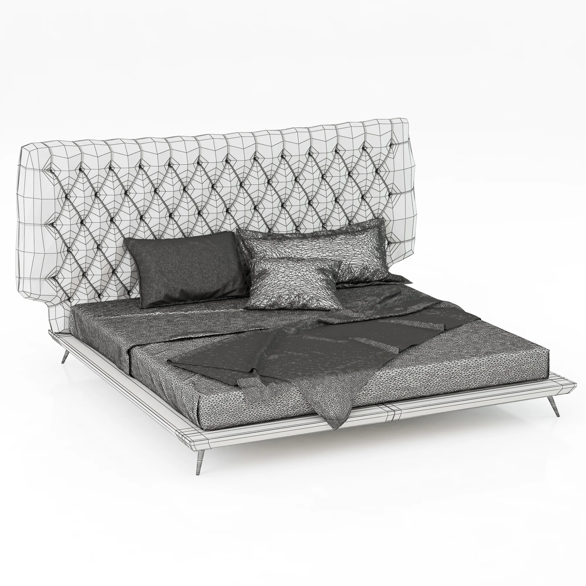 Natuzzi Dolce Vita — 3D model preview 8