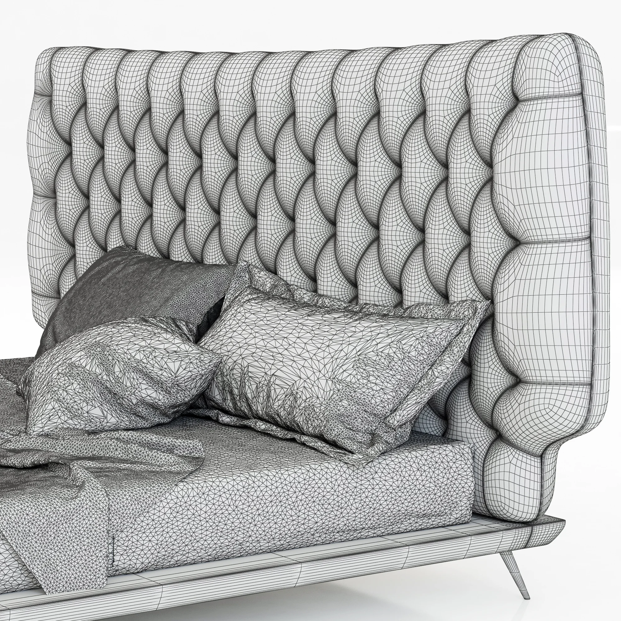 Natuzzi Dolce Vita — 3D model preview 10