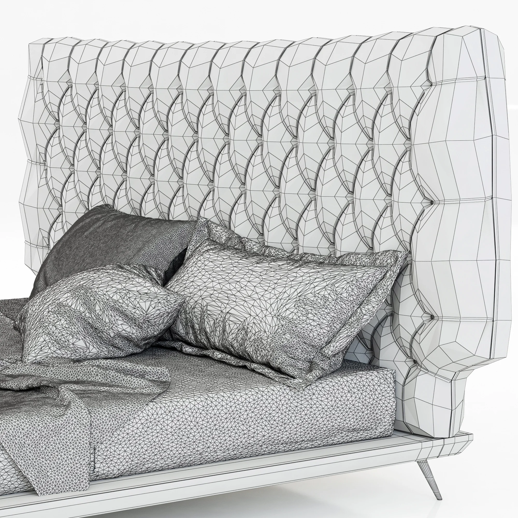 Natuzzi Dolce Vita — 3D model preview 11