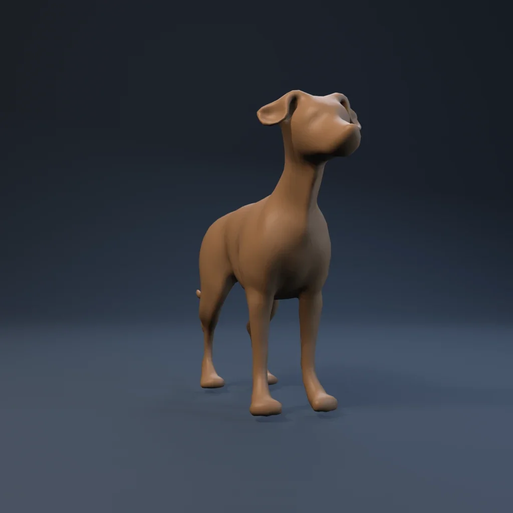 Dog Basemesh 02