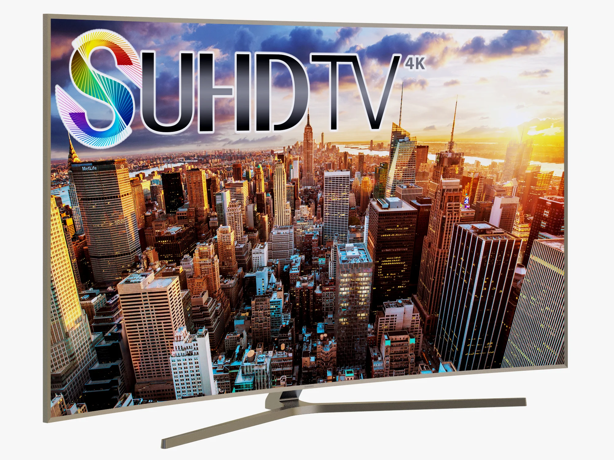 Samsung 88 SUHD 4K Curved Smart TV JS9500 Series 9 — 3D model preview 2