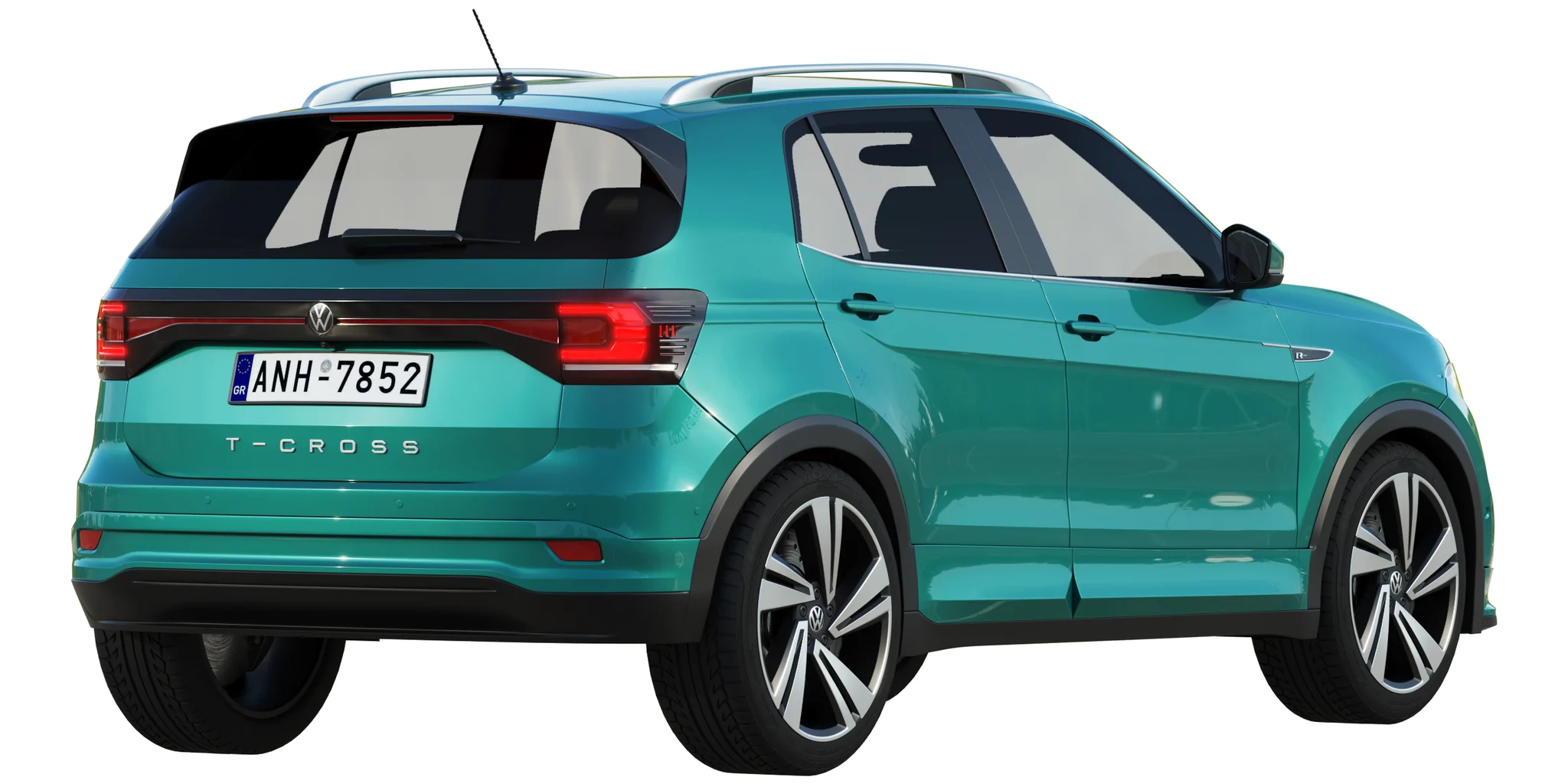 Volkswagen T Cross, 3D model preview 6